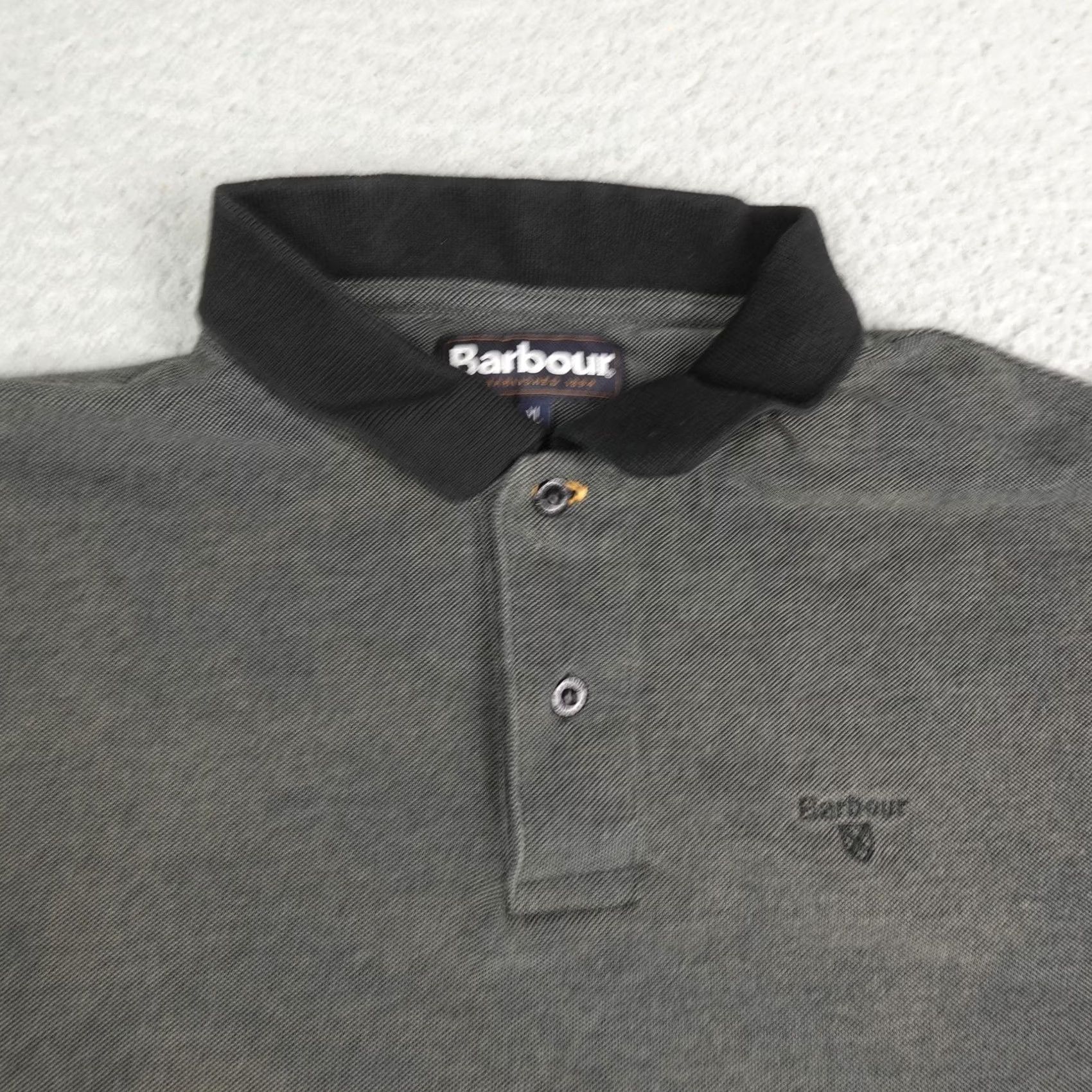 Barbour Barbour Polo Shirt Mens XL Gray Short Sleeve Cotton Logo Casual Size US XL / EU 56 / 4 - 5 Thumbnail