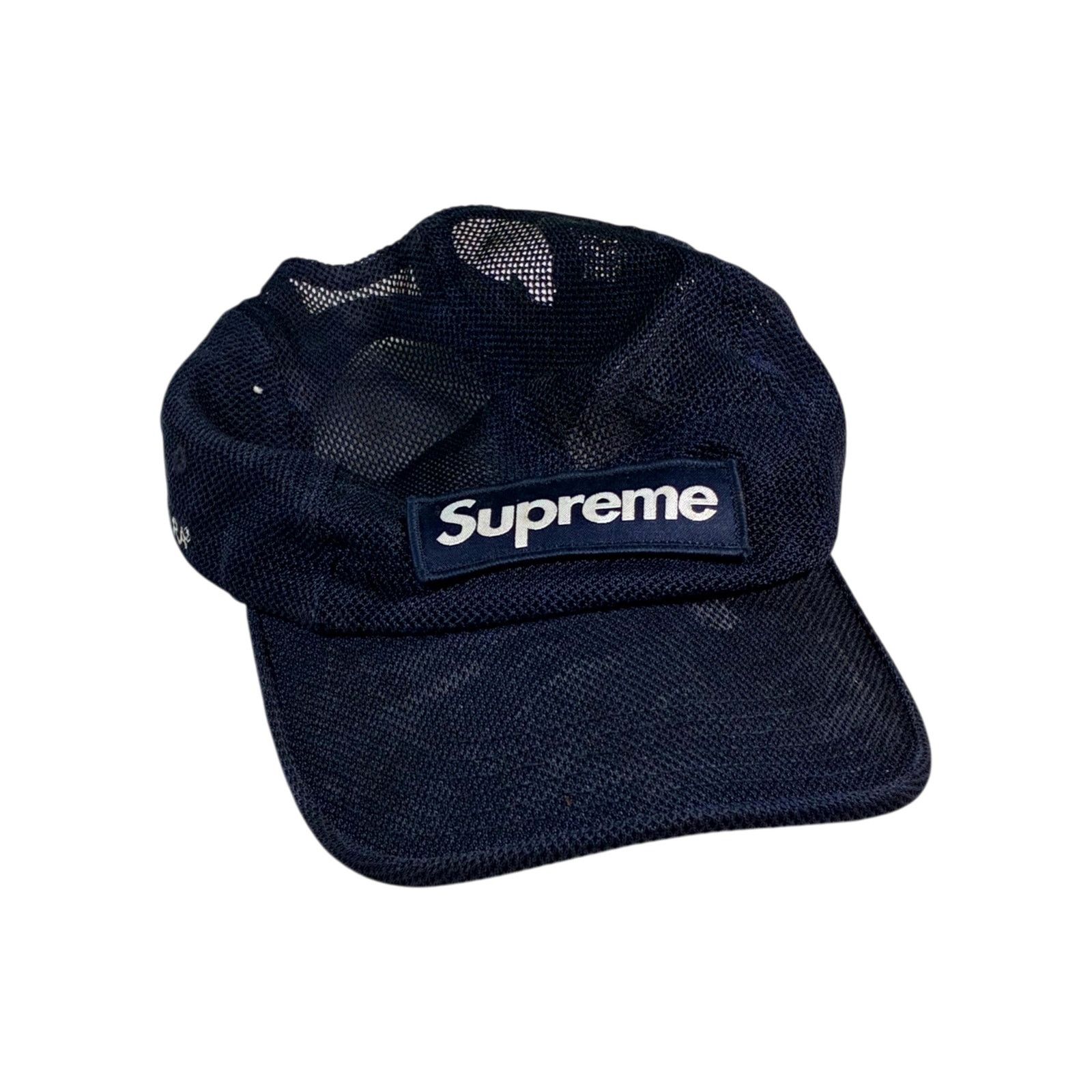 Supreme Supreme Knit See Through Navy Cap Size ONE SIZE - 1 Thumbnail