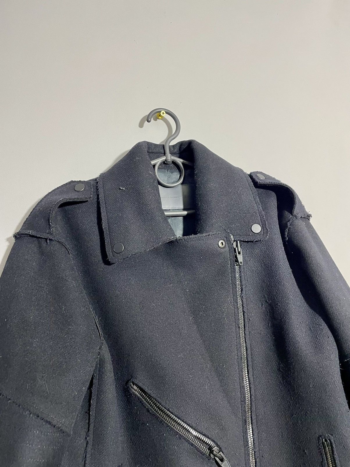 Alexander Wang × H&M Alexander Wang x H&M wool biker jacket Size M / US 6-8 / IT 42-44 - 5 Thumbnail