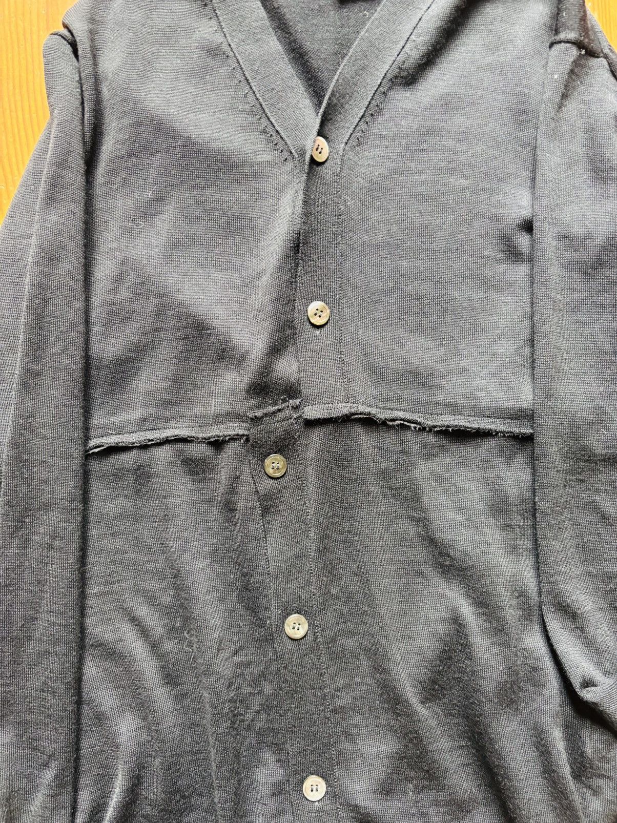 Comme des Garcons Homme Plus Comme des Garçons Assymetric Cardigan Size US L / EU 52-54 / 3 - 6 Thumbnail