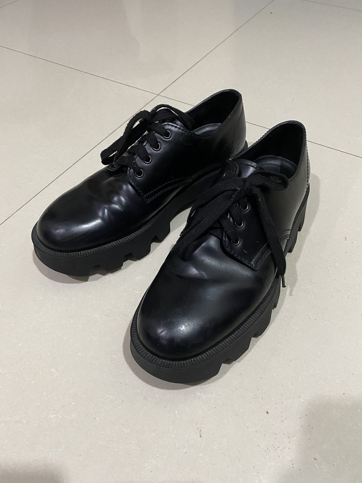 Prada PRADA Leather Derby Shoes Size US 9.5 / EU 42-43 - 1 Thumbnail