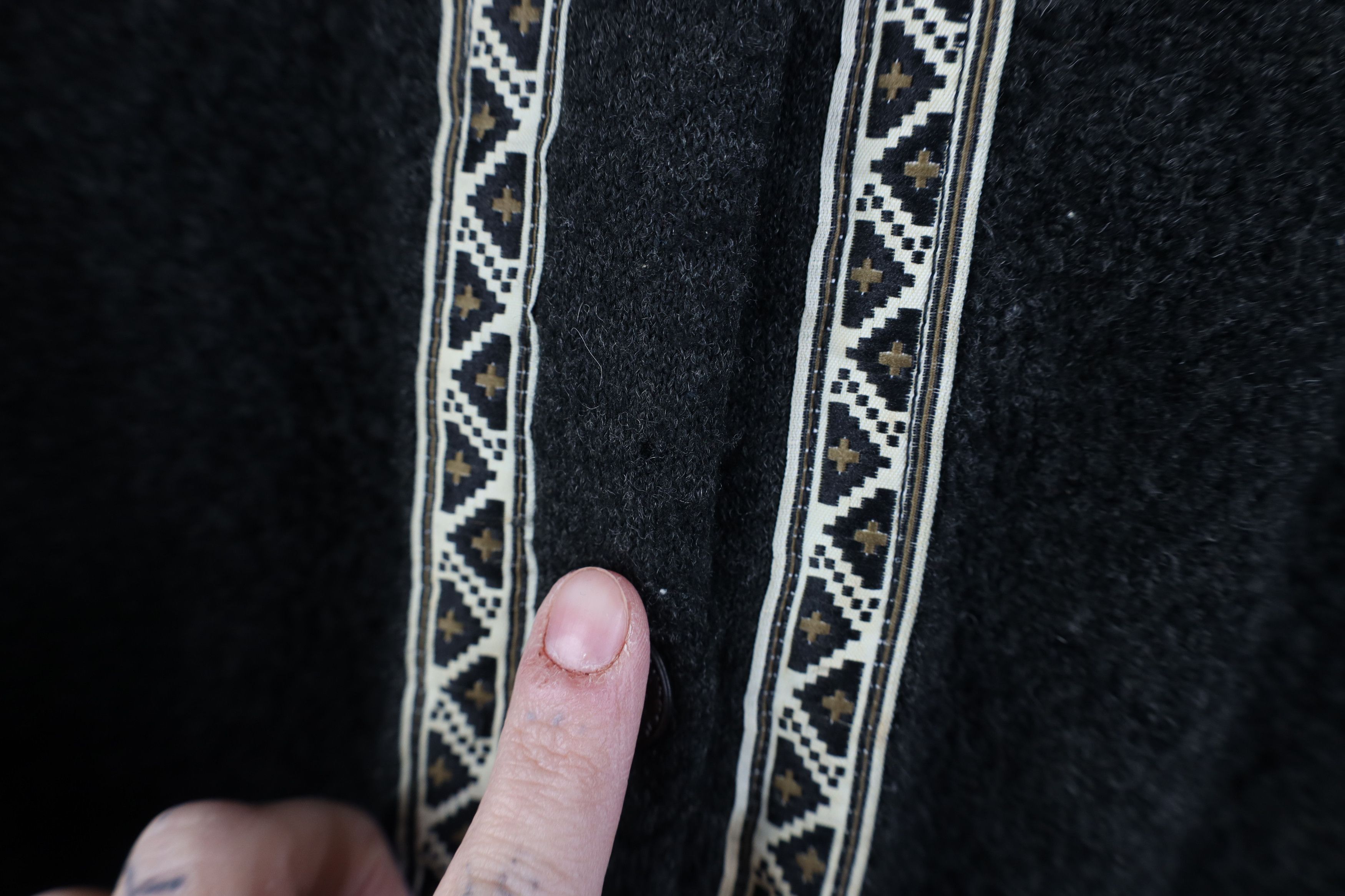 Vintage Vintage 90s Streetwear Knit Fair Isle Cardigan Sweater Size M / US 6-8 / IT 42-44 - 6 Thumbnail