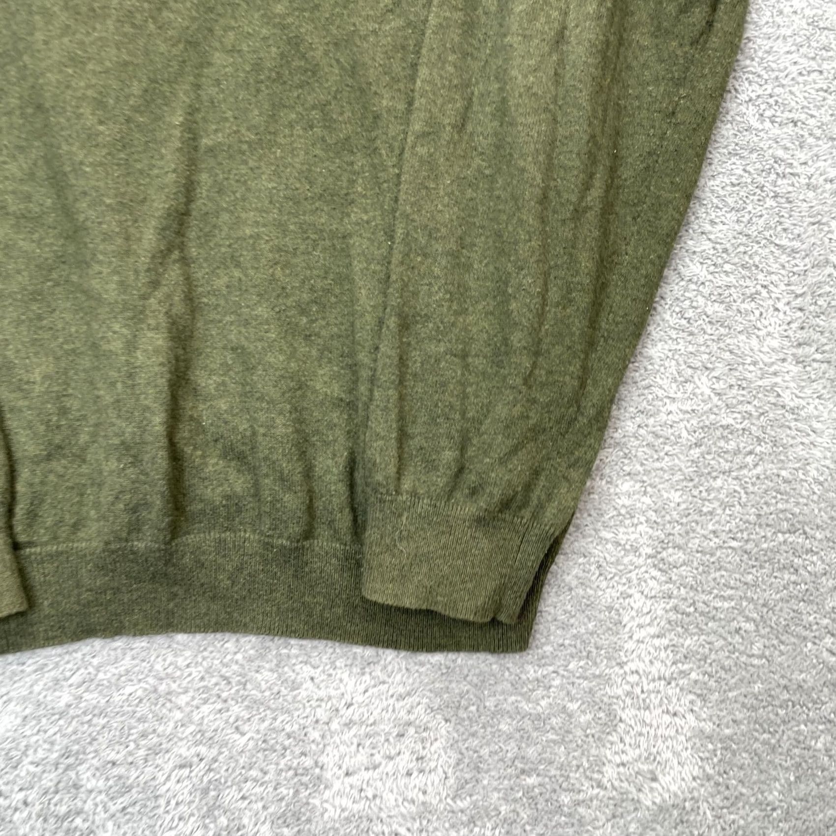 Eddie Bauer Eddie Bauer Sweater Mens LT Green Cashmere Blend Tight Knit V-Neck Pullover Knit Long Sleeve Casual Outdoor Preppy Size US L / EU 52-54 / 3 - 4 Thumbnail