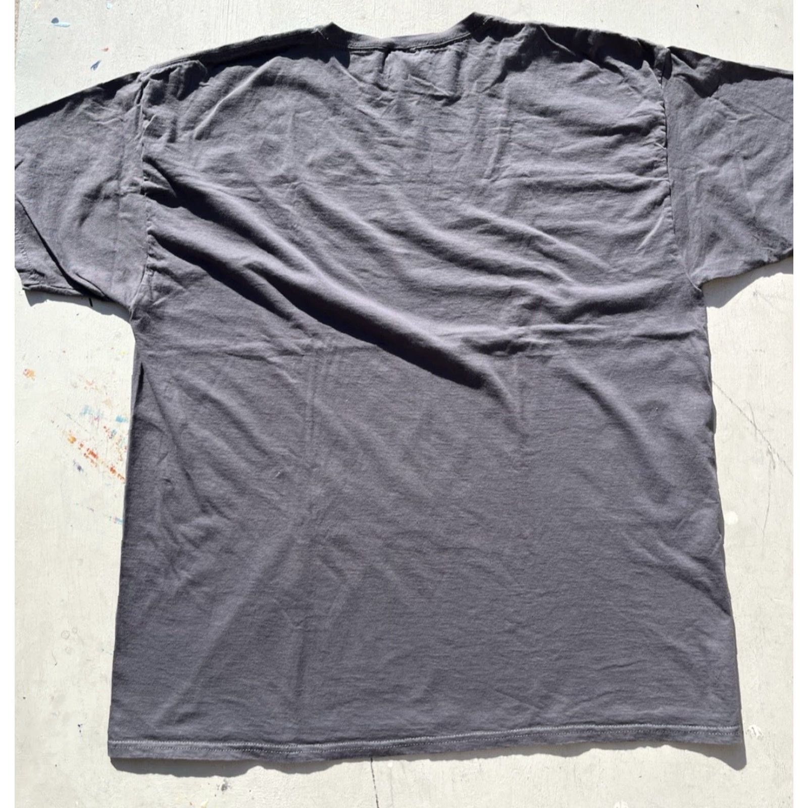 Fruit Of The Loom Men's Snap-On T-Shirt Gray Spell-Out 2XL Workwear Construction Tools Journey USA Shirt Size US XXL / EU 58 / 5 - 6 Thumbnail
