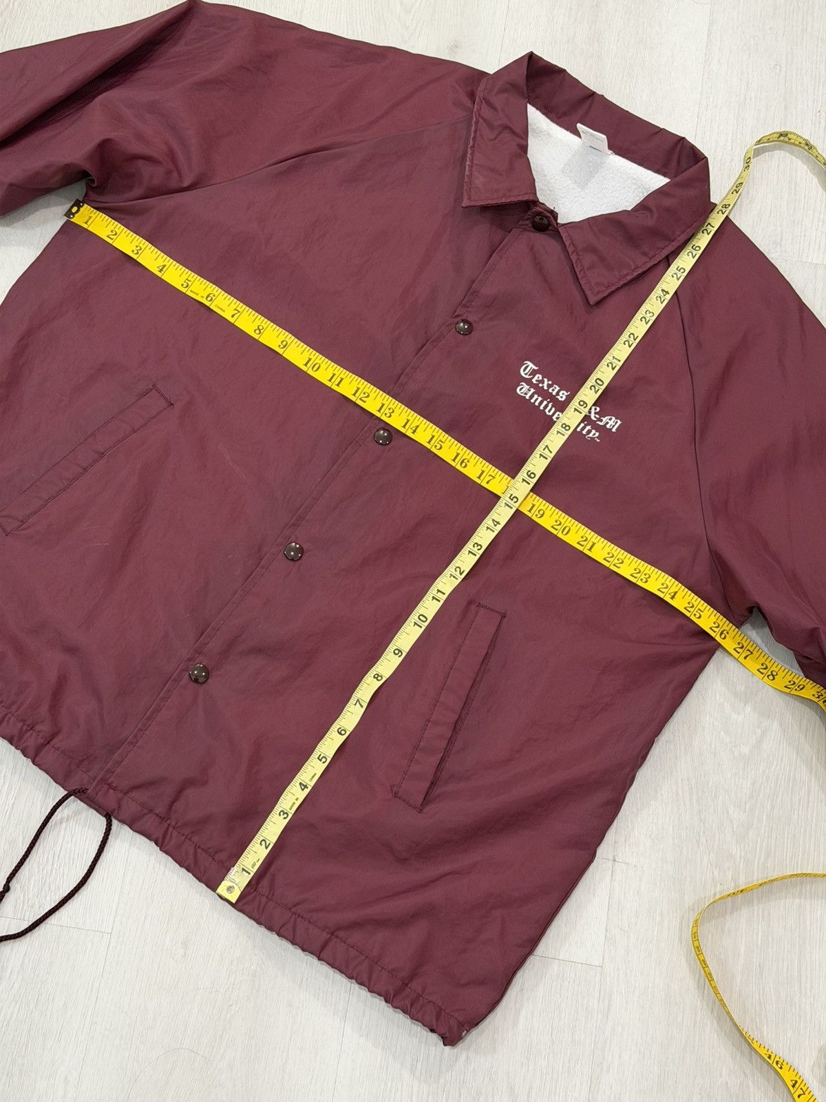 Soffe Vintage 80s Texas A&M University Coach Jacket Size 46/XL USA Size US XL / EU 56 / 4 - 6 Thumbnail
