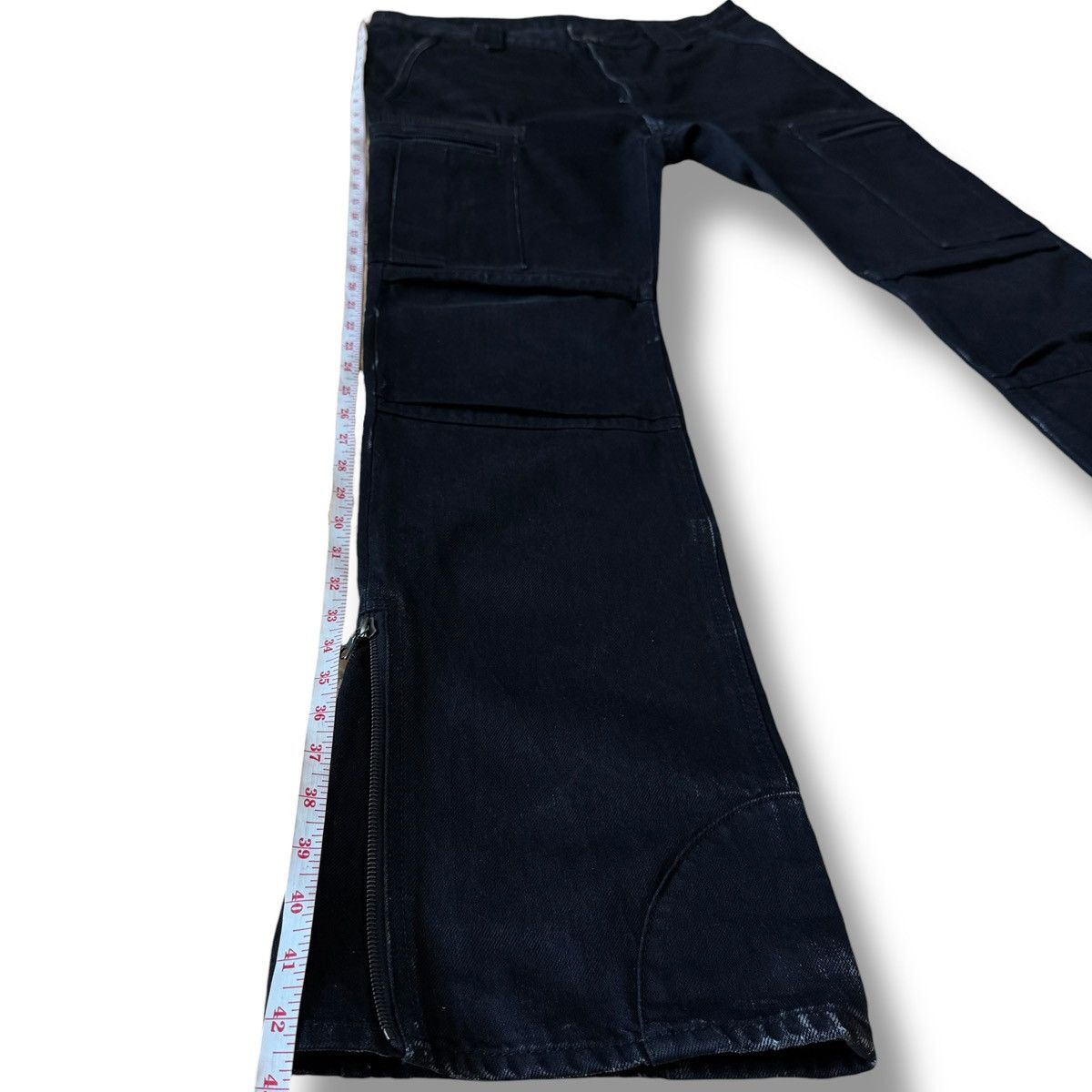 Isamu Katayama Backlash Isamu Katayama Backlash Cargo Bootcut Denim Jeans Size US 32 / EU 48 - 20 Thumbnail