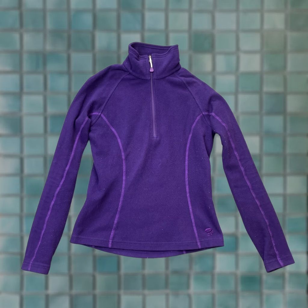 Mountain Hardwear Mountain Hardwear Purple Fleece Sweatshirt Womens XS Mock Neck Half Zip Size XS / US 0-2 / IT 36-38 - 1 Thumbnail