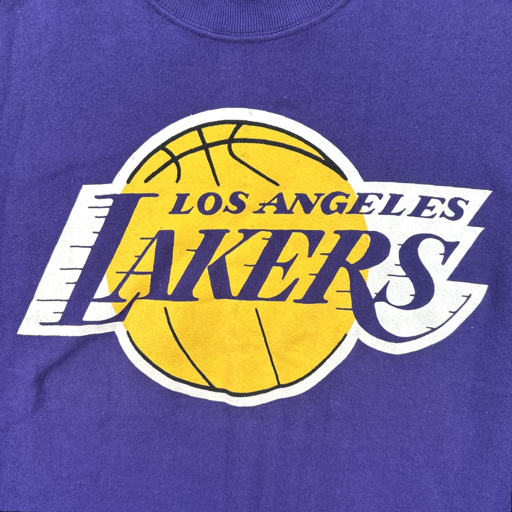 Fruit Of The Loom VINTAGE Fruit of the Loom Mens XL Purple Crew Neck Sweatshirt Los Angeles Lakers 90s Shirt Mens XL Purple 90s Sports LEGO Size US XL / EU 56 / 4 - 6 Thumbnail