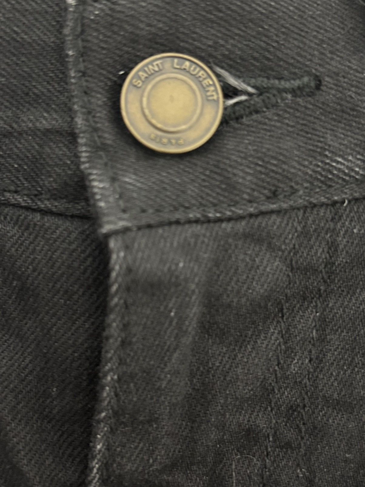 Hedi Slimane YSL hedi slimane DO2 knee rip denim Size US 27 - 3 Thumbnail