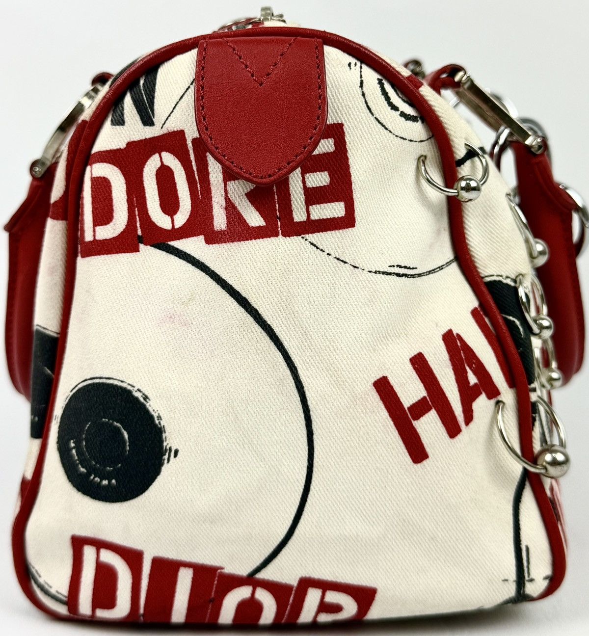 Dior × John Galliano Dior - John Galliano - SS2004 - Hardcore Pierced Boston Bag Size ONE SIZE - 13 Thumbnail