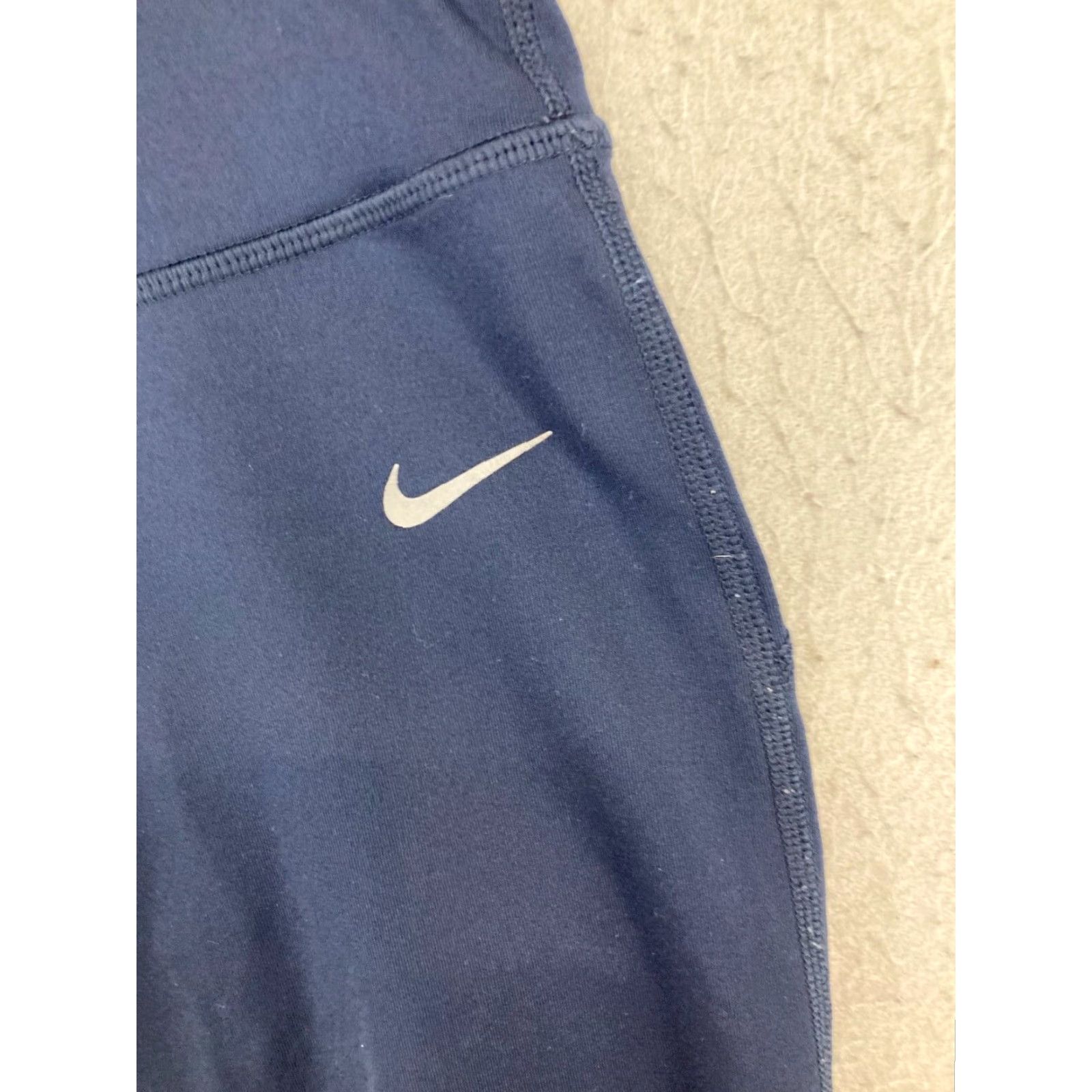 Nike Nike Dri-Fit Womens Pants XS Blue Stretch Athletic Size 26" / US 2 / IT 38 - 7 Thumbnail