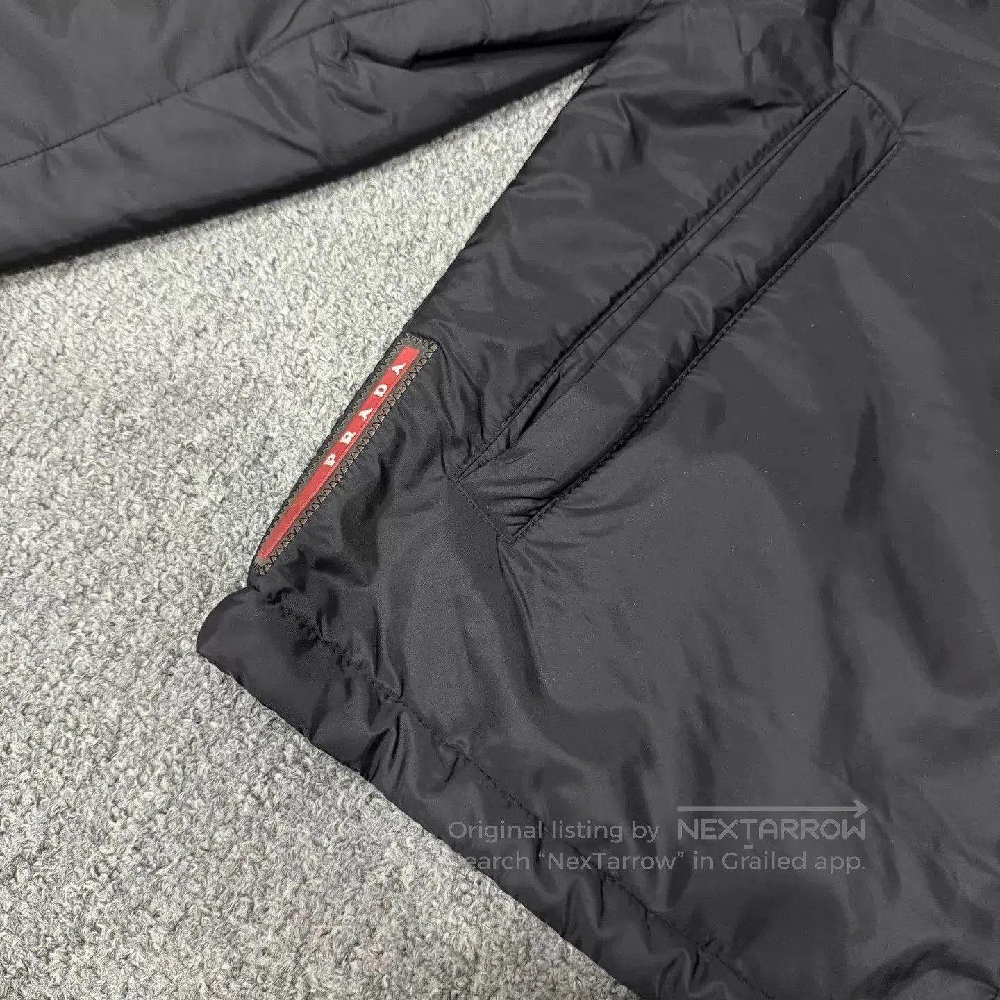 Prada Black Lightweight Zip-Up Jacket Size S. Size US S / EU 44-46 / 1 - 3 Thumbnail