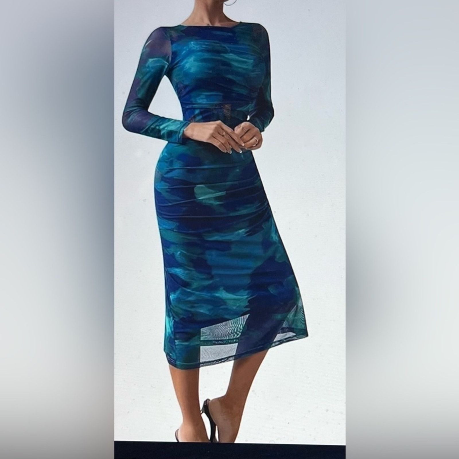 & Other Stories Pretty Garden Women's Midi Bodycon Dress – Size M Size M / US 6-8 / IT 42-44 - 9 Thumbnail