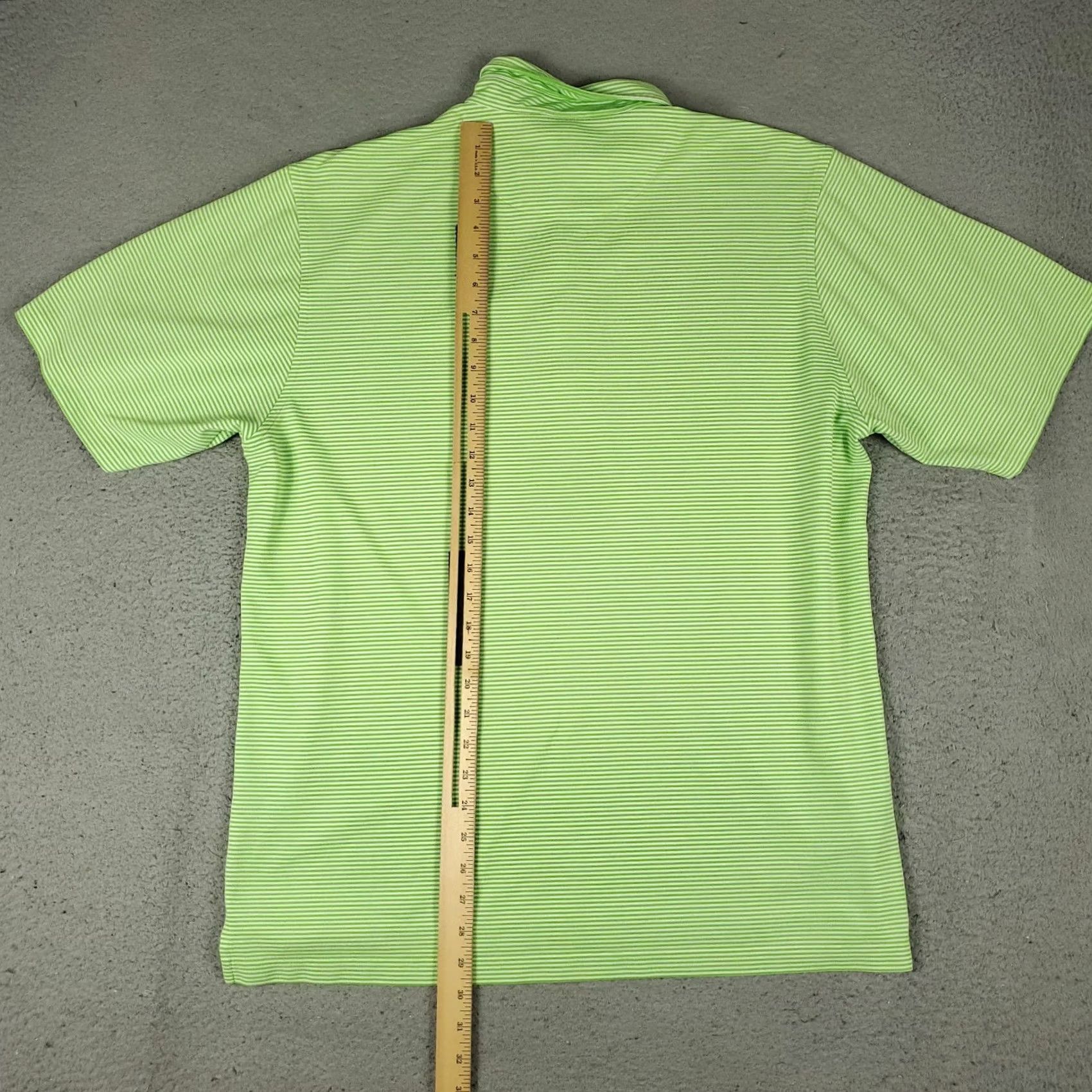 Vintage Donald Ross Polo Shirt Mens M Green Striped Golf Casual Short Sleeve Polo Shirt Mens Green Striped Casual Golf Size US M / EU 48-50 / 2 - 3 Thumbnail
