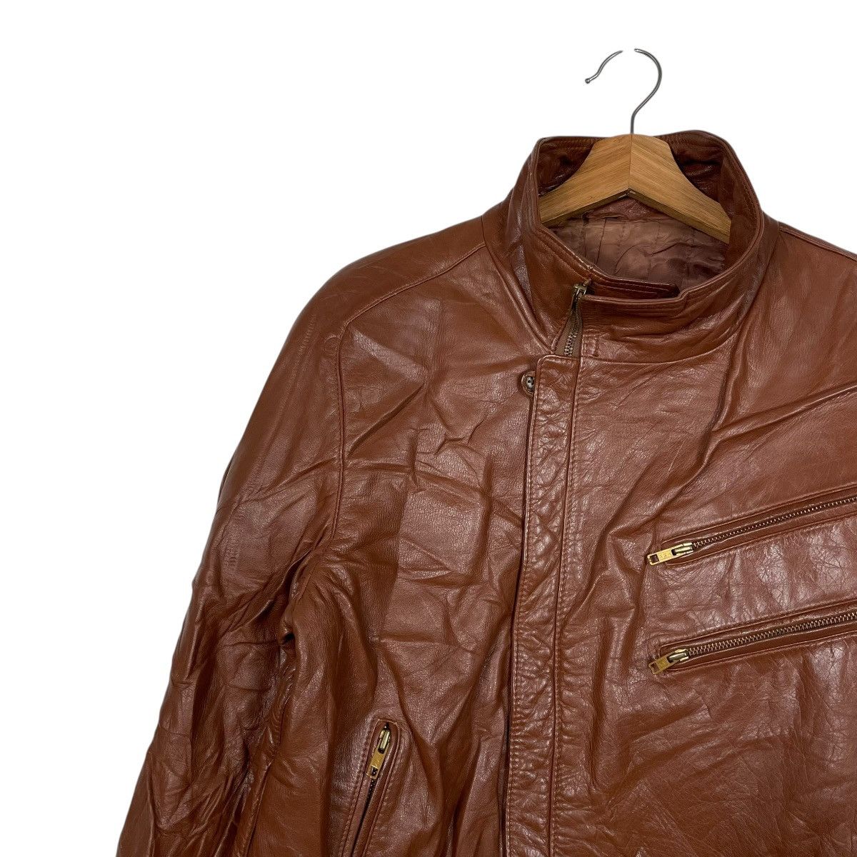 Other Varmura Biker Leather Jacket Size US M / EU 48-50 / 2 - 6 Thumbnail