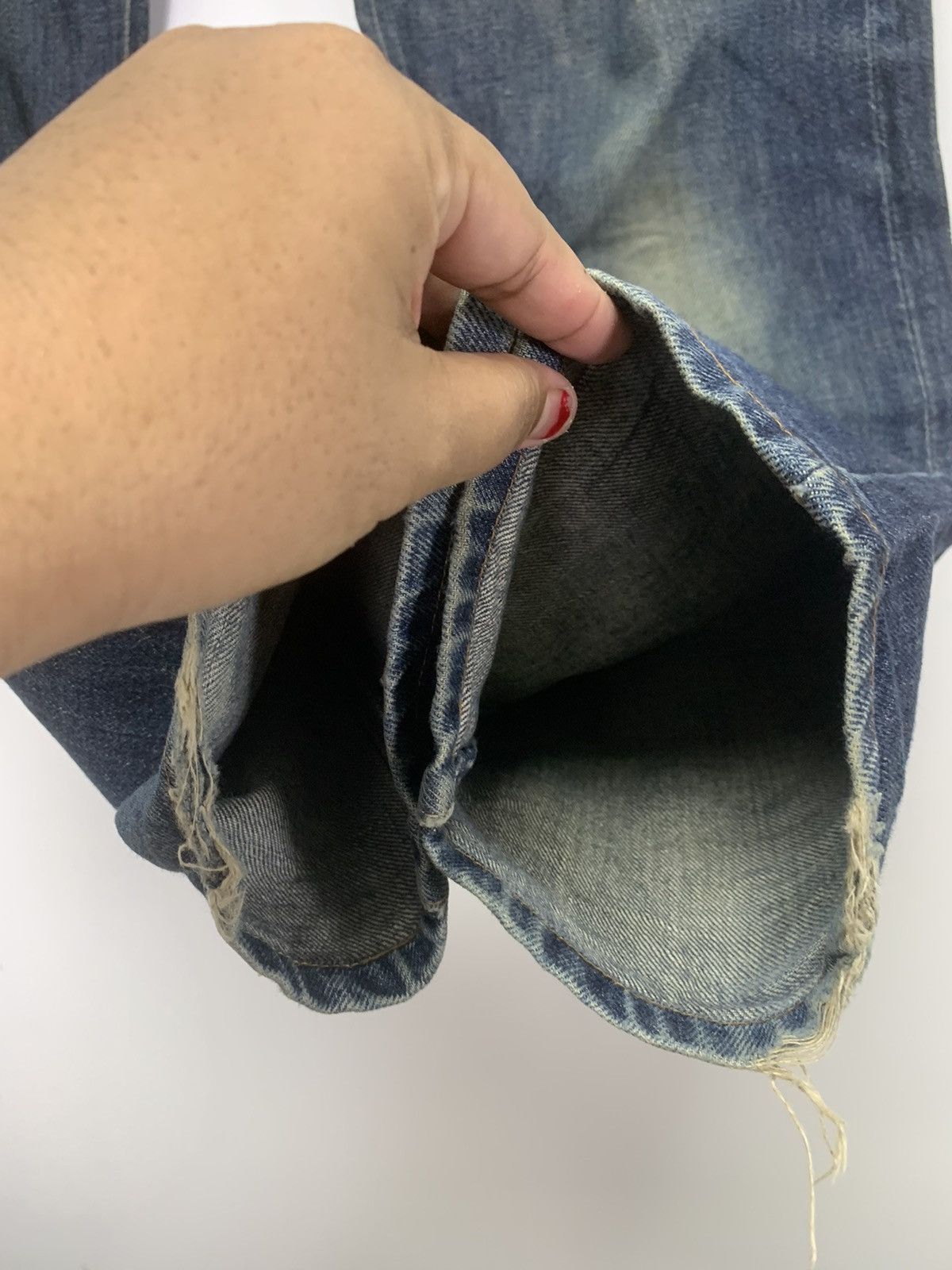 Uniqlo × Vintage Vintage Uniqlo distressed denim Size US 34 / EU 50 - 7 Thumbnail