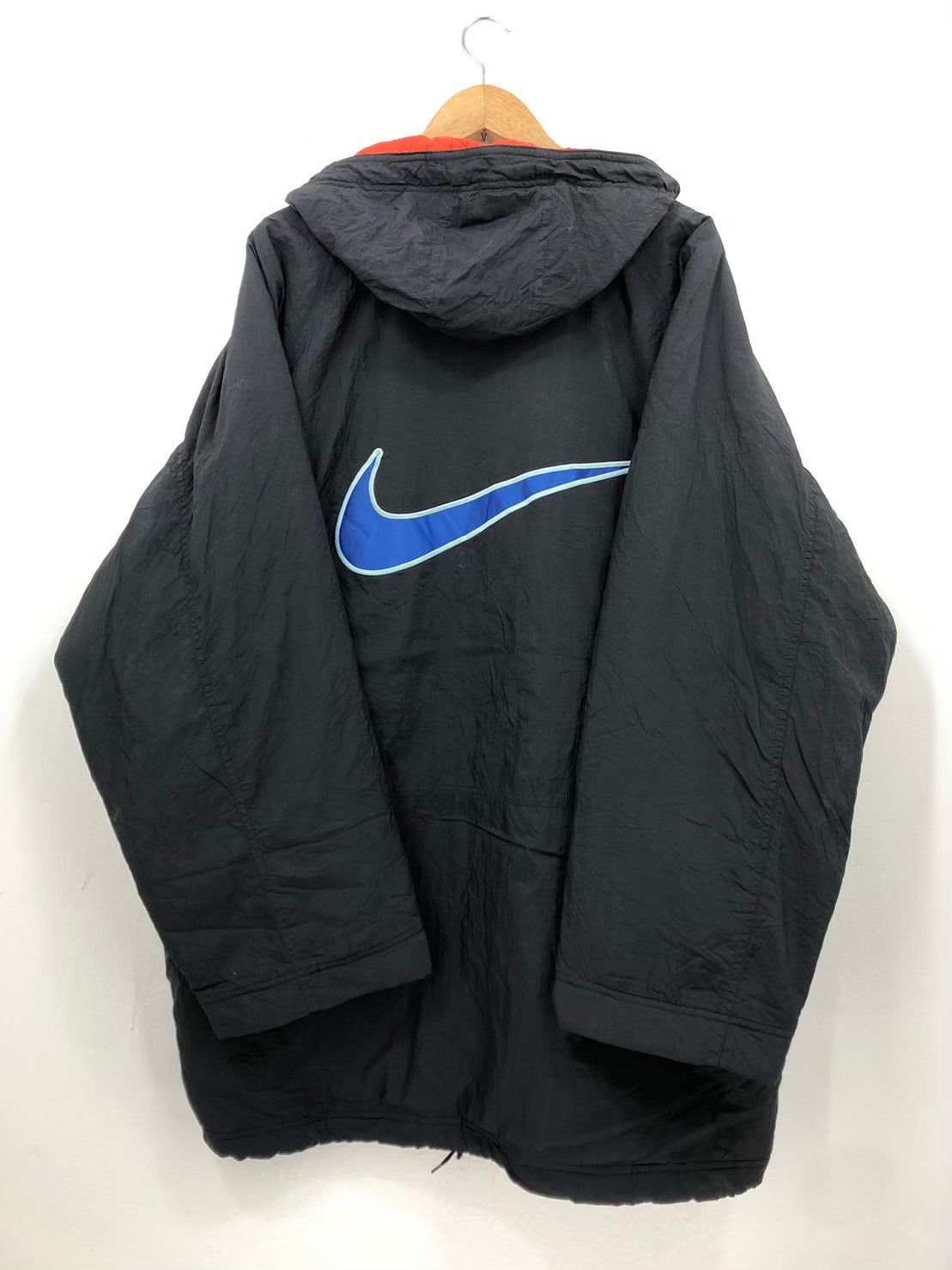 Nike × Vintage Vintage 90's NIKE Jacket Big Swoosh Logo BN Size US XL / EU 56 / 4 - 4 Thumbnail