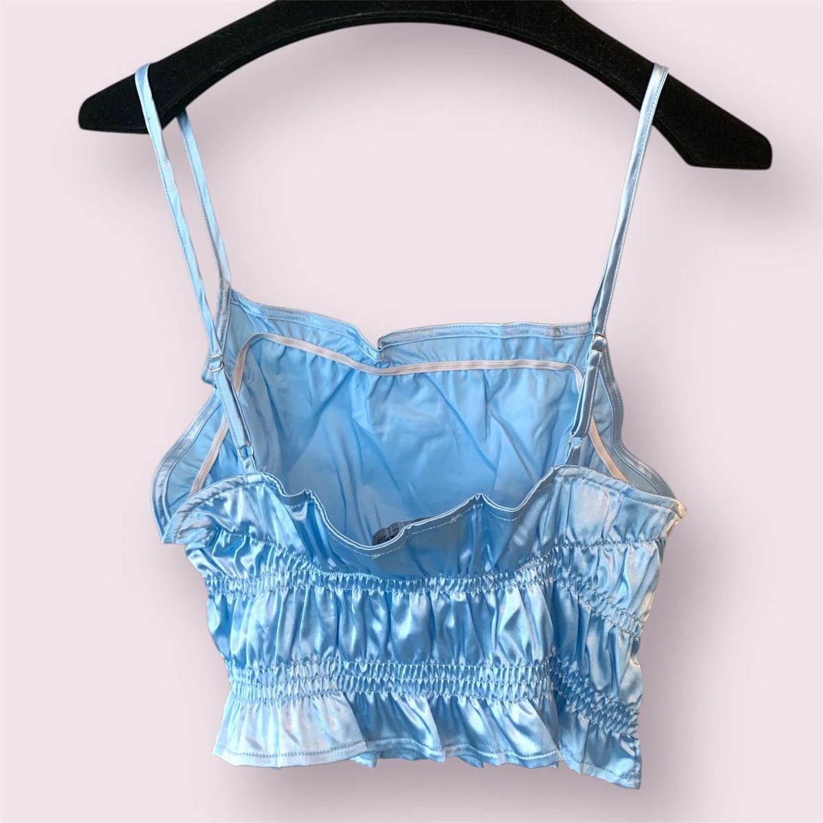 Cider Satin Blue Tank Top Size M / US 6-8 / IT 42-44 - 2 Thumbnail