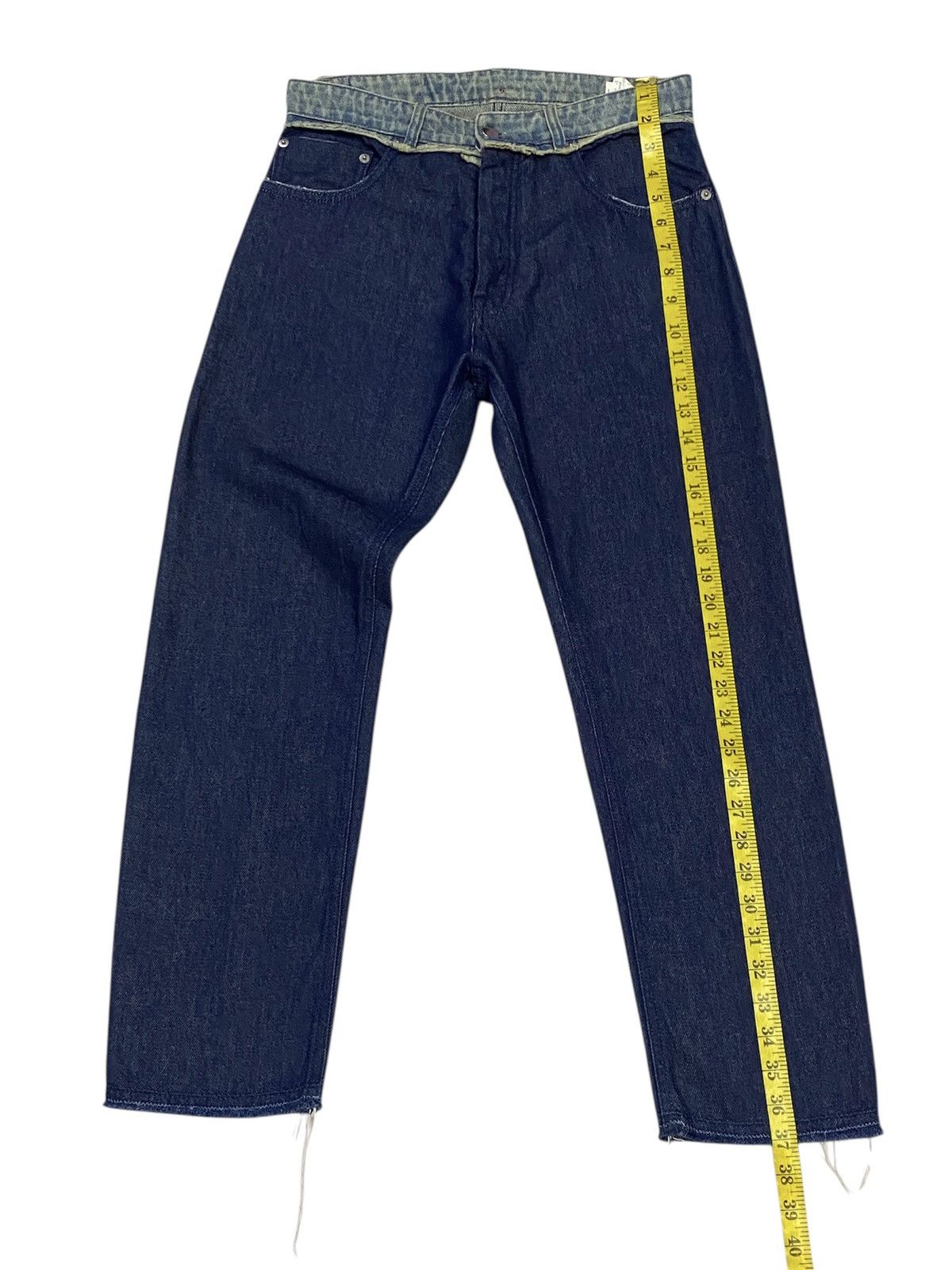 Maison Margiela Maison Martin Marglela Hem faux fur Jeans Pants Size 29" - 16 Thumbnail
