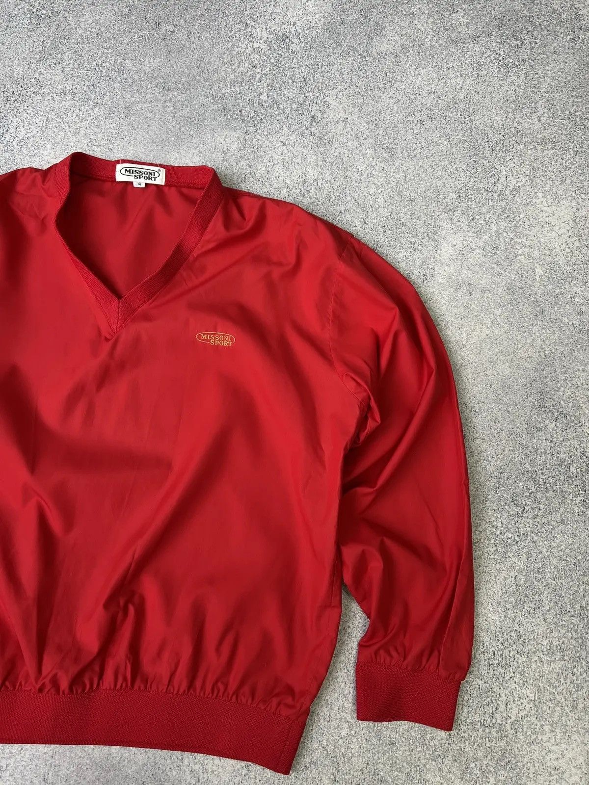 Missoni × Vintage Vintage Missoni sport nylon light red sweatshirt Size US M / EU 48-50 / 2 - 6 Thumbnail