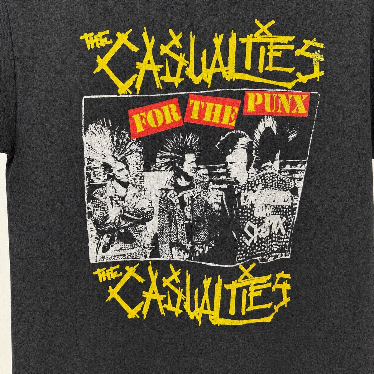 Band Tees The Casualties For The Punx trashed faded distressed tshirt Size US S / EU 44-46 / 1 - 2 Thumbnail
