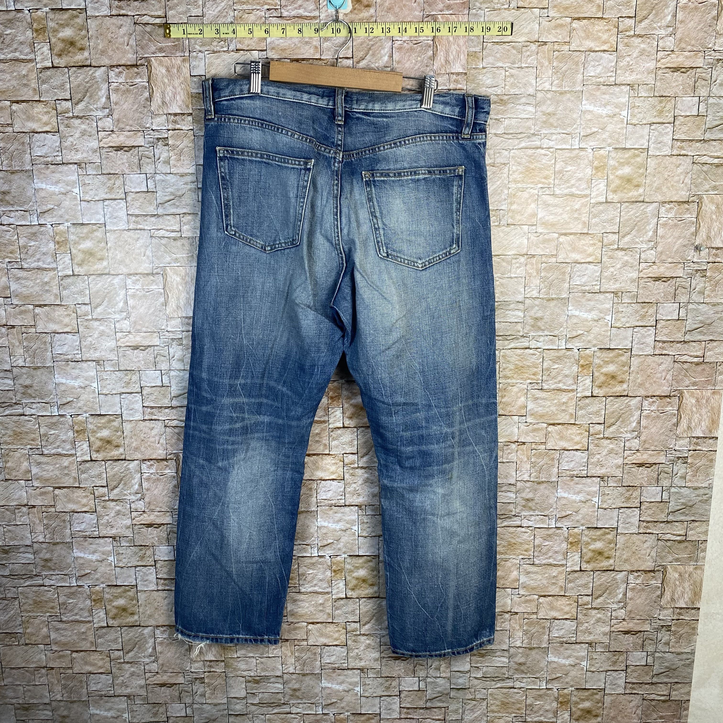 Uniqlo Uniqlo Blue japan vintage faded Denim Pants #7586 Size US 33 - 13 Thumbnail