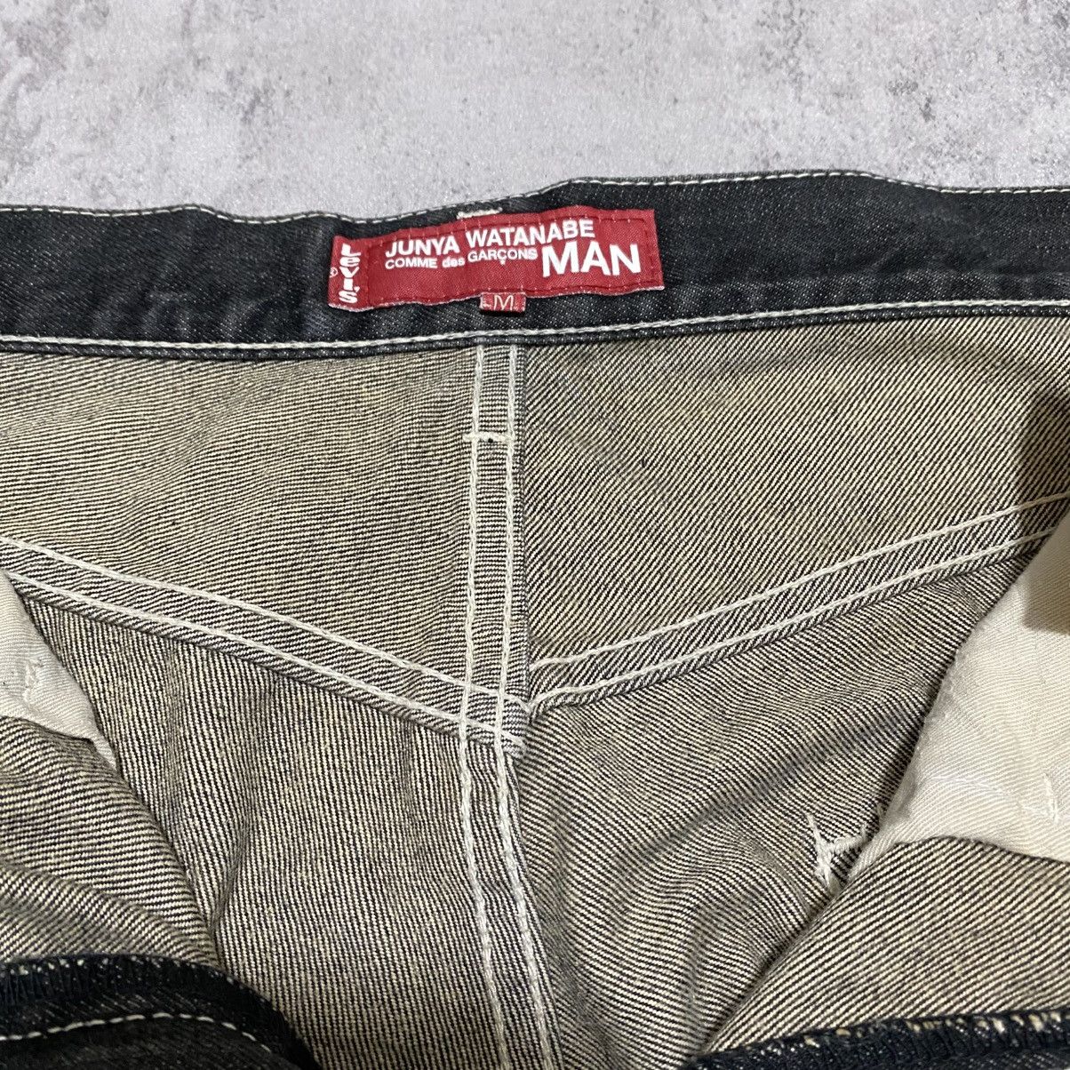 Junya Watanabe FW03 JUNYA WATANABE X LEVI’S ACID WASH BLACK BAGGY PANTS Size US 34 / EU 50 - 4 Thumbnail