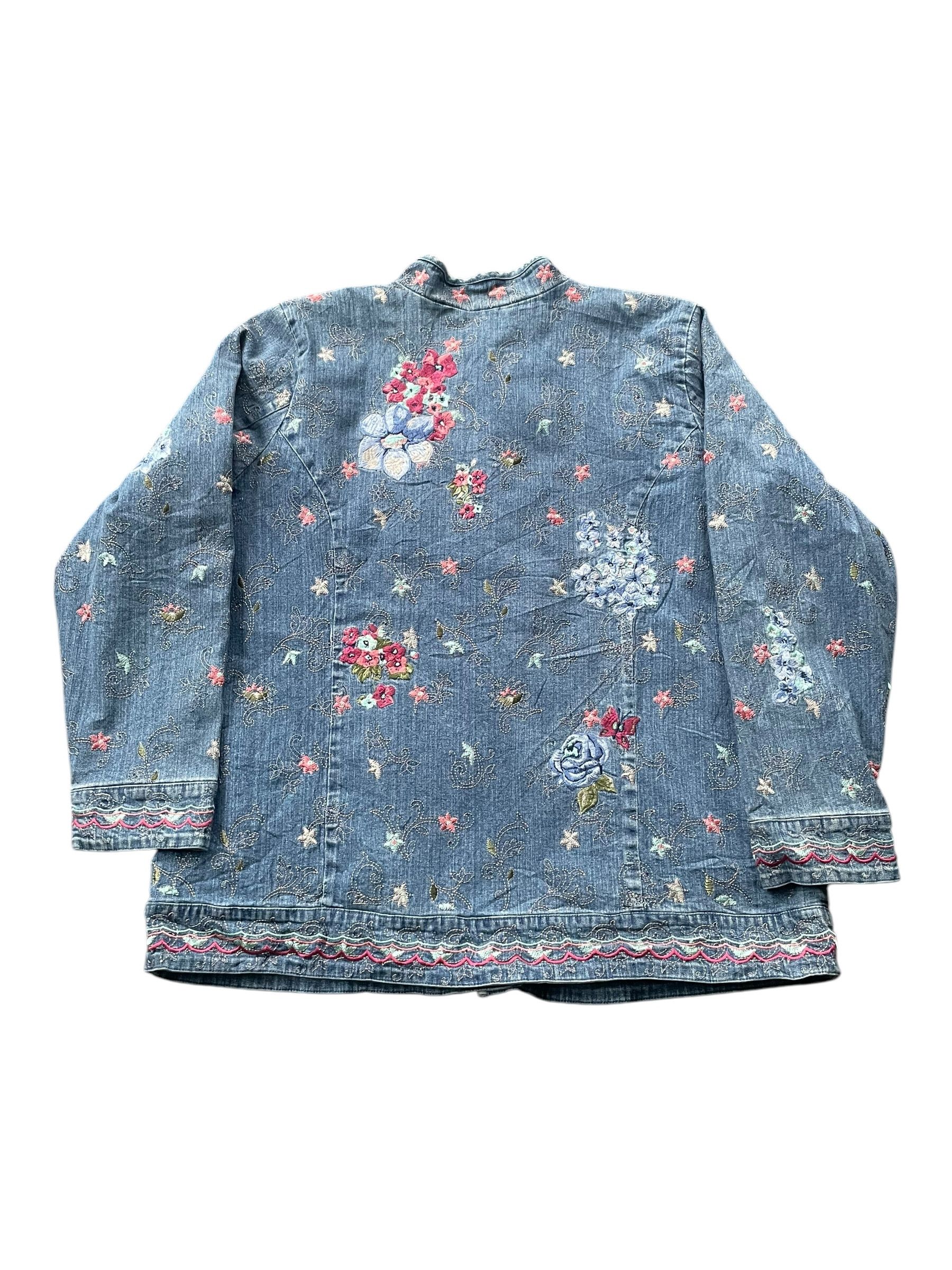 Denim & Co. Denim & Co Custom Emboiderey Denim Jacket Size XXL / US 16-18 / IT 52-54 - 5 Thumbnail