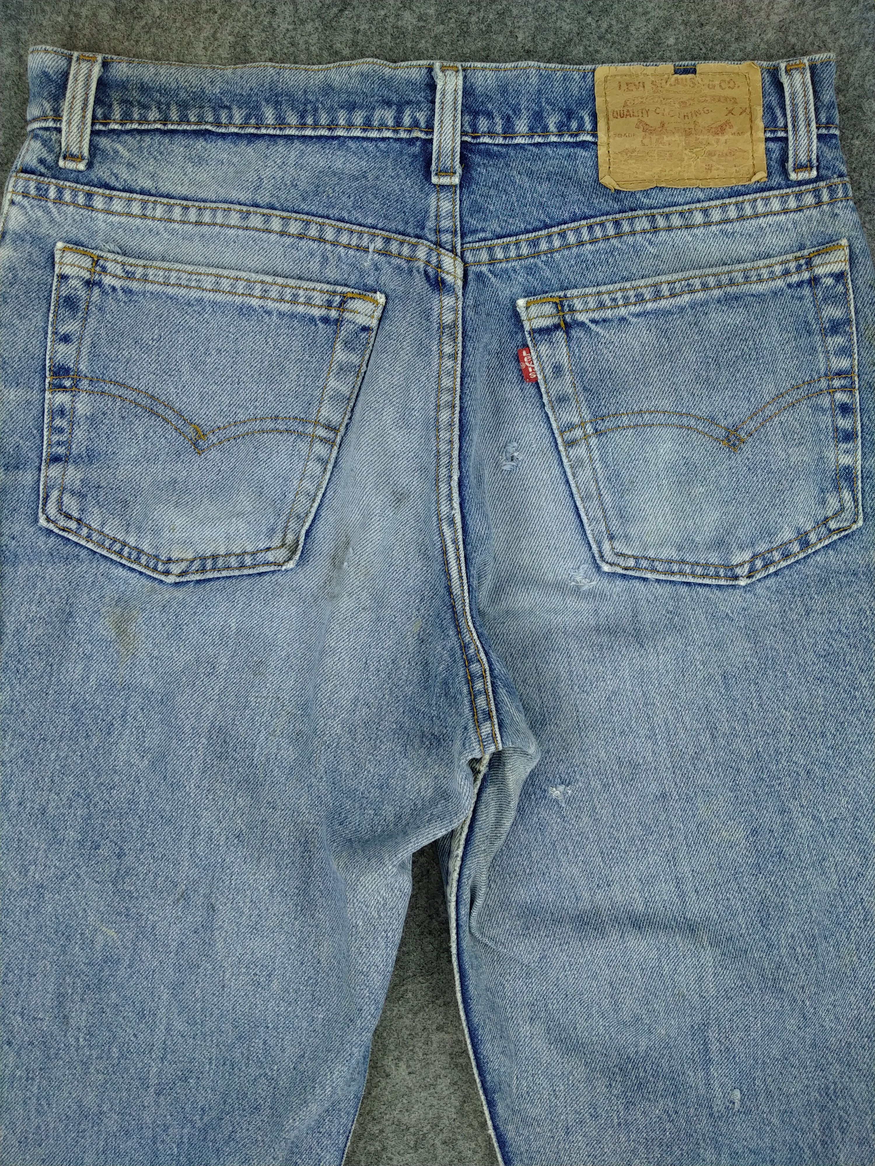 Levi's 90s Faded Blue Vintage Levi's 510 USA 31x30 Denim -JN1029 Size US 31 - 4 Thumbnail