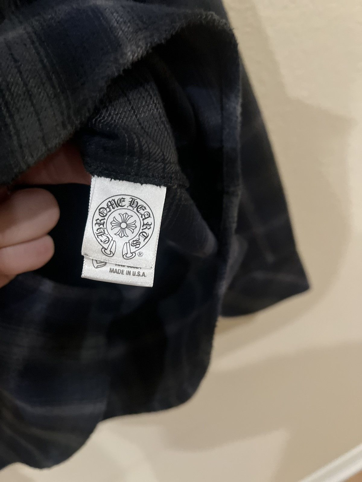 Chrome Hearts Chrome Hearts flannel leather cross patch Size US S / EU 44-46 / 1 - 6 Thumbnail