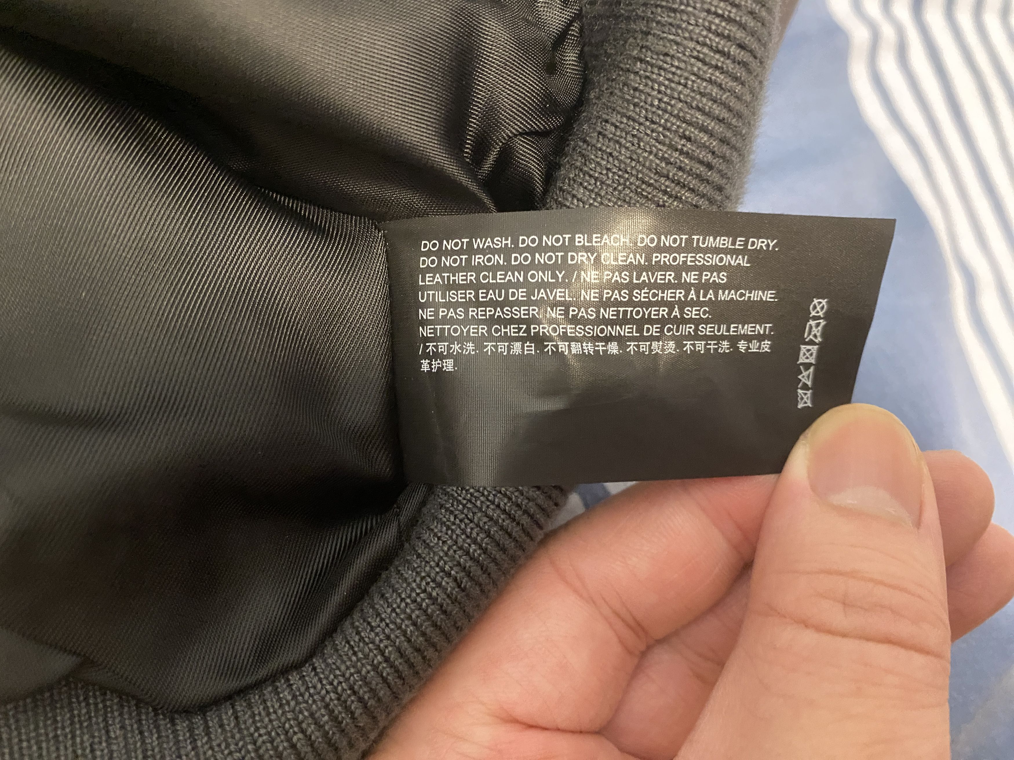 Theory Lamb Supreme Leather Varisty Jacket Size US L / EU 52-54 / 3 - 8 Thumbnail