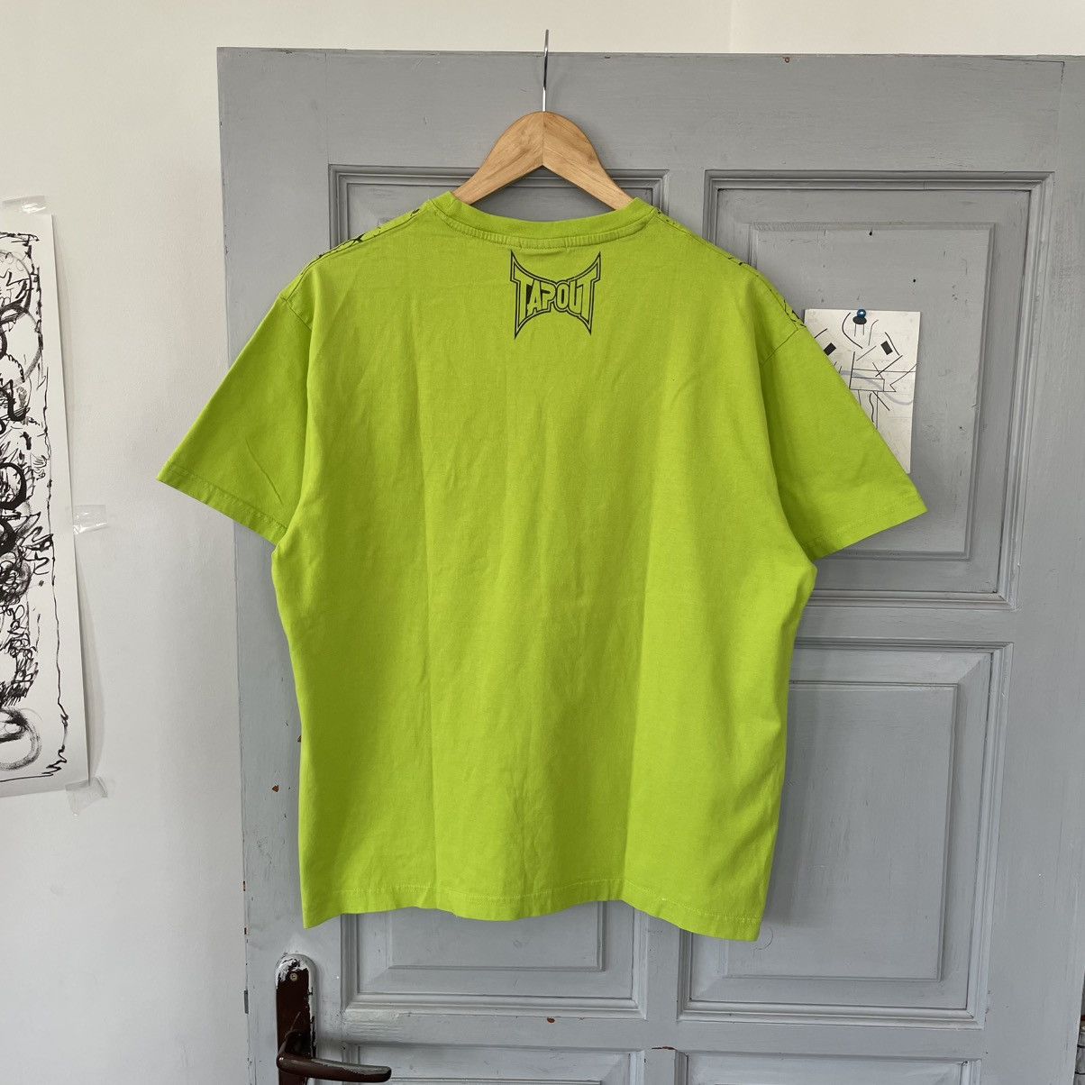 Tapout Tapout big print logo T-shirt neon green MMA Y2K Size US M / EU 48-50 / 2 - 4 Thumbnail