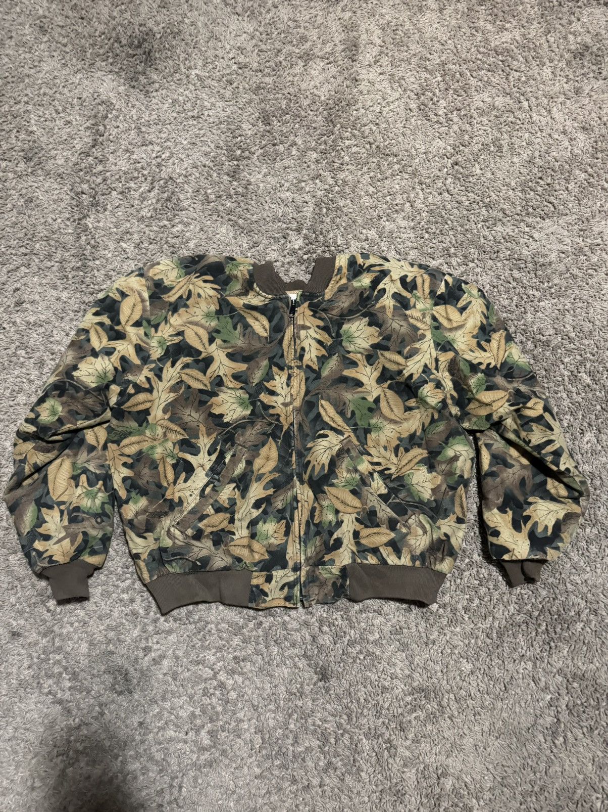 Vintage y2k camo bomber jacket Size US L / EU 52-54 / 3 - 1 Thumbnail
