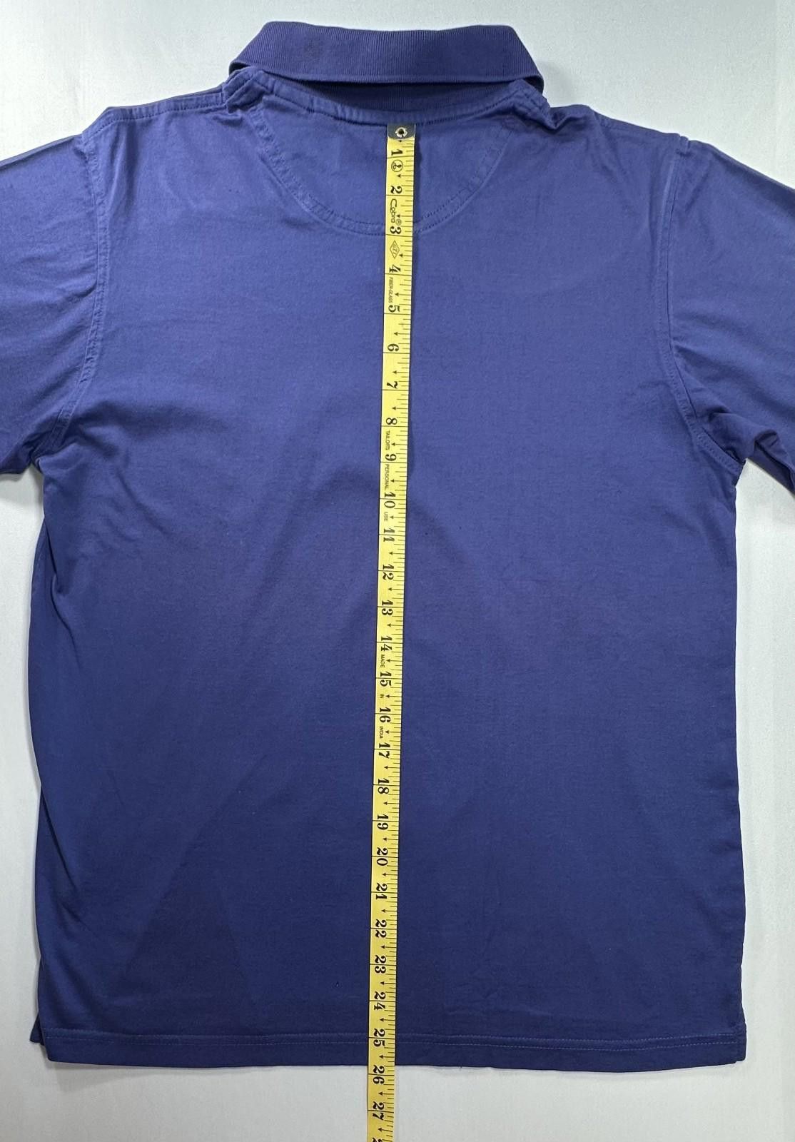 Tricots St. Raphael Tricots St Raphael 1/4 Button Cotton Polo Shirt Blue Mens S Size US S / EU 44-46 / 1 - 3 Thumbnail