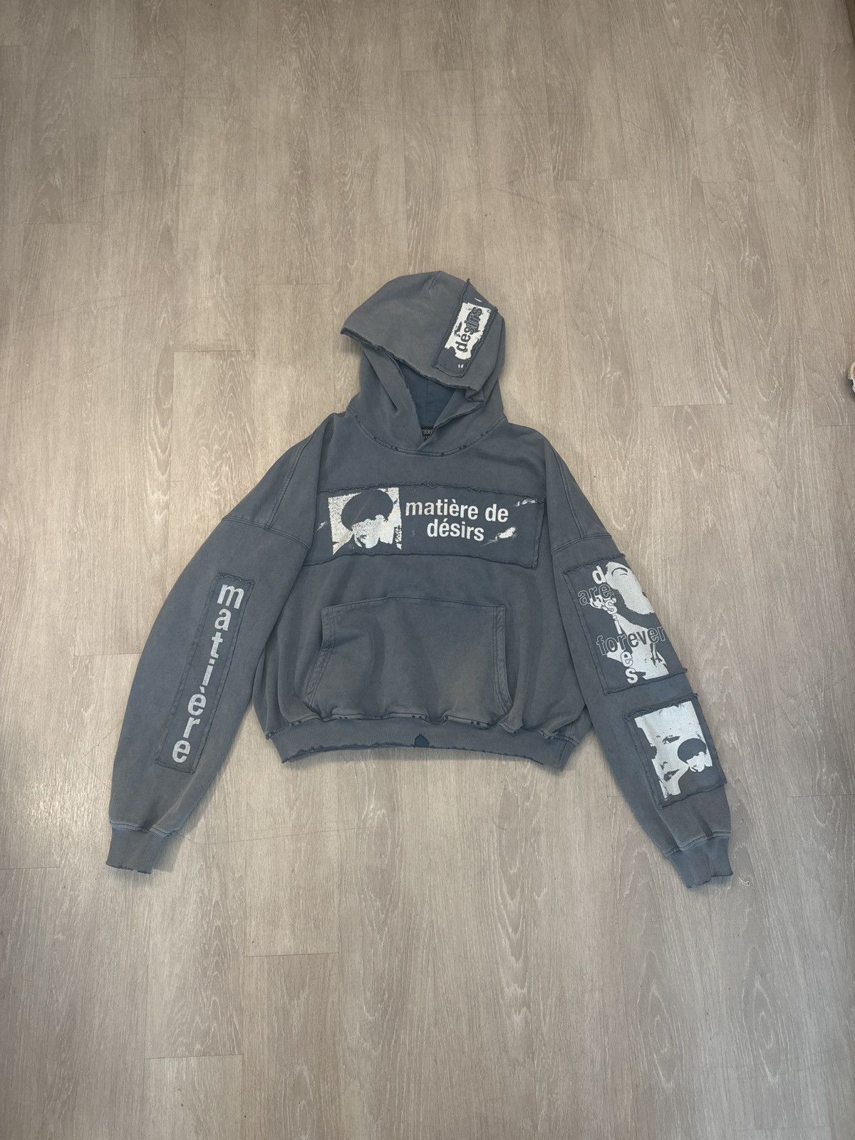 Other Matière de Désire Encore Washed Blue Hoodie Size US XXL / EU 58 / 5 - 1 Thumbnail