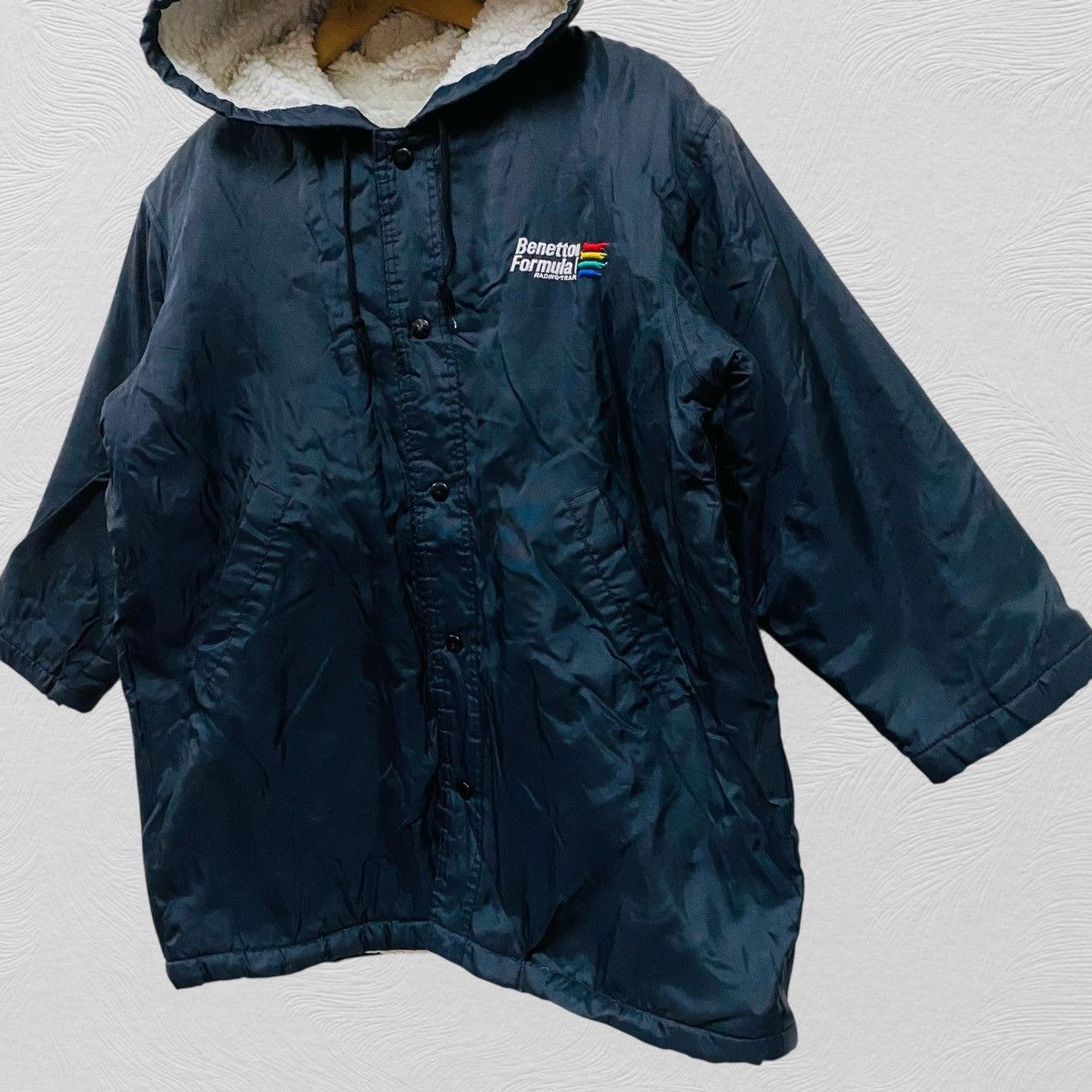 Benetton Vintage 90s Benetton F1 jacket big logo Size US L / EU 52-54 / 3 - 5 Thumbnail
