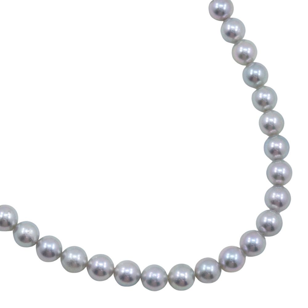 Other Tasaki TASAKI Pearl Silver Necklace Precious Metal Necklace DUTY FREE for USA Size ONE SIZE - 1 Thumbnail