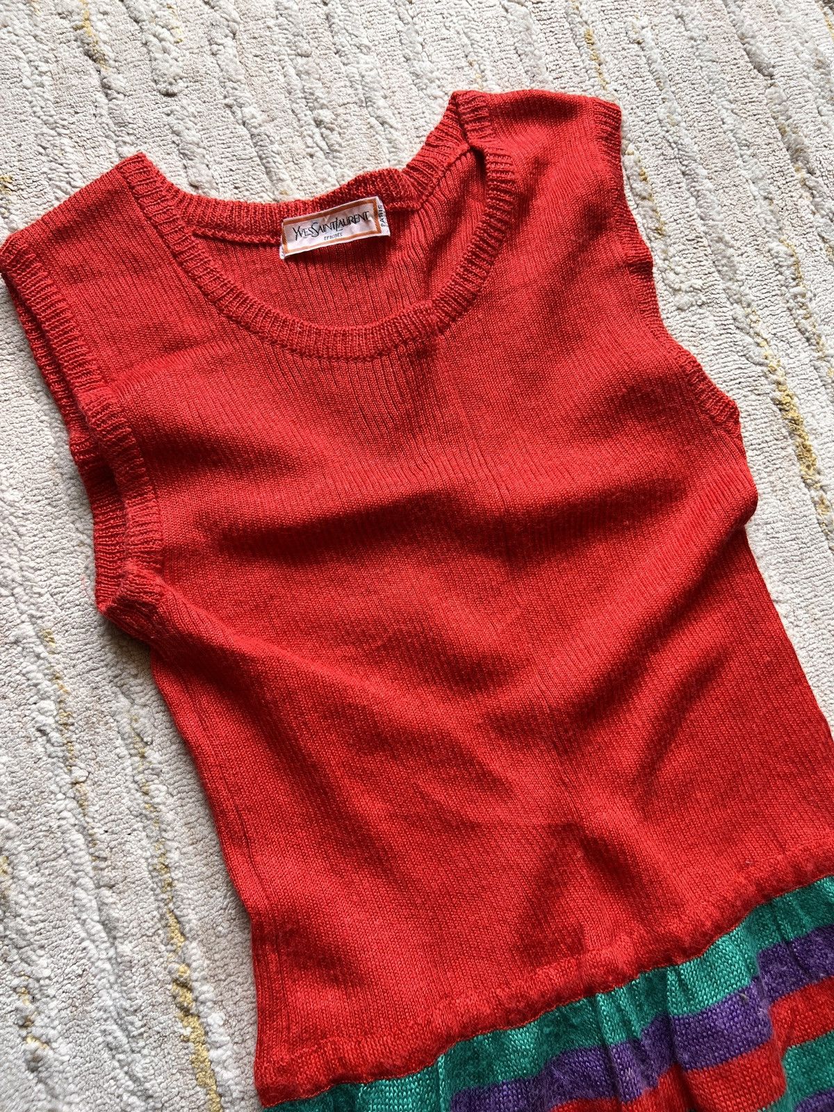 Yves Saint Laurent Yves Saint Laurent Tricots Sleeveless Long Dress Size M / US 6-8 / IT 42-44 - 3 Thumbnail