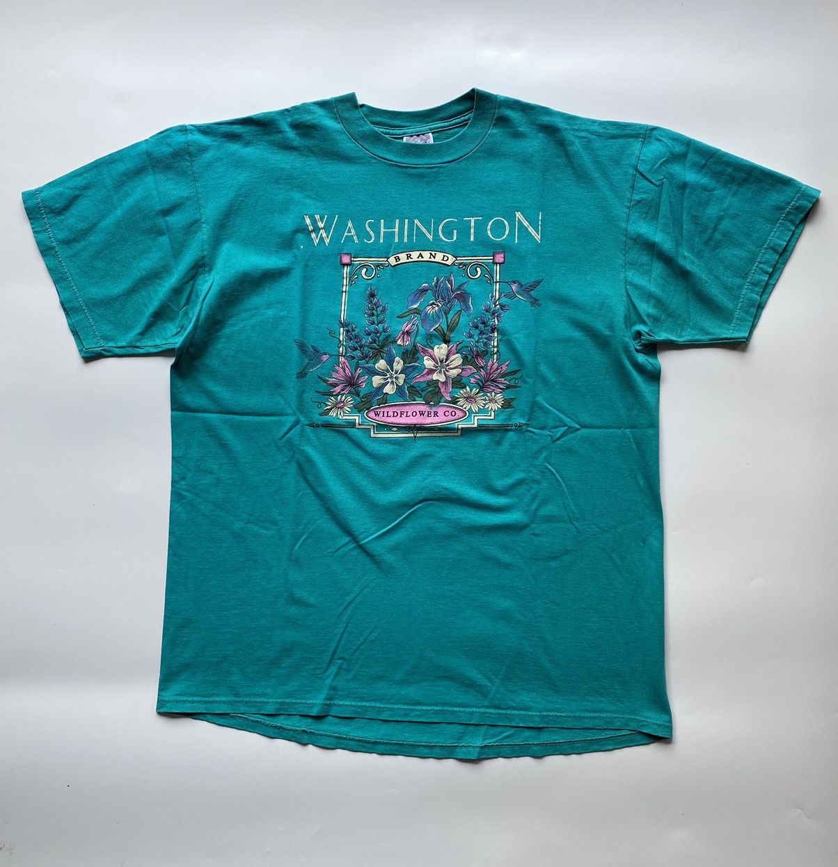Vintage WASHINGTON BRAND WILDFLOWER CO Size US XL / EU 56 / 4 - 1 Thumbnail