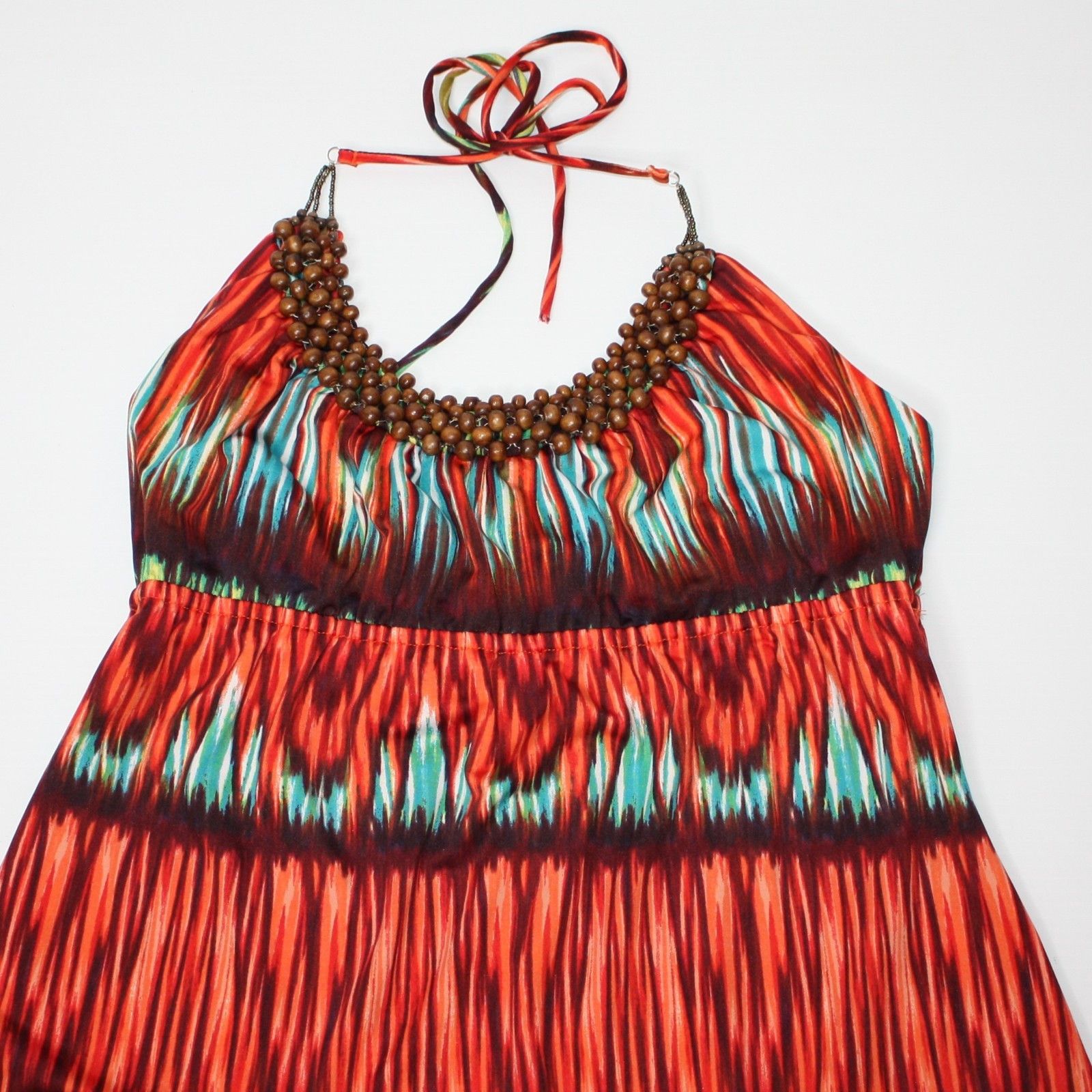 Other Mexx Beaded Halter Top Multicolor Maxi Dress in size Large Size L / US 10 / IT 46 - 5 Thumbnail