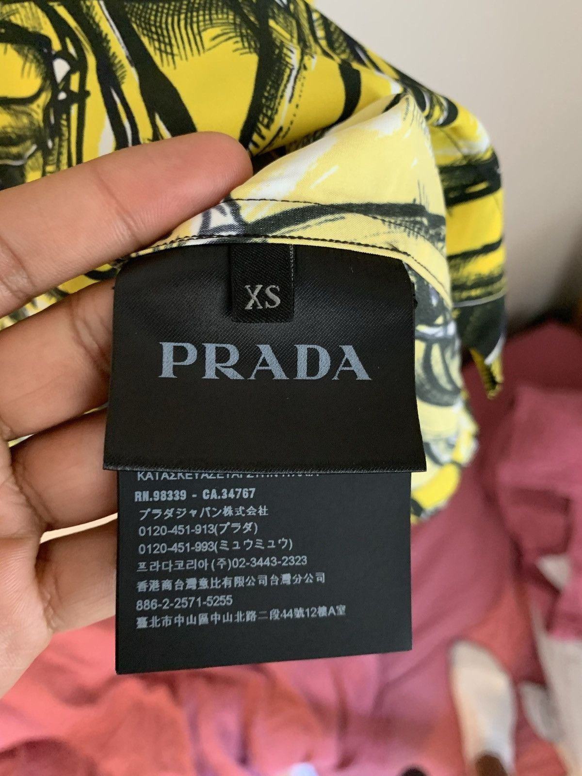Prada Split bowling shirt (Viscose) Size US XS / EU 42 / 0 - 4 Thumbnail