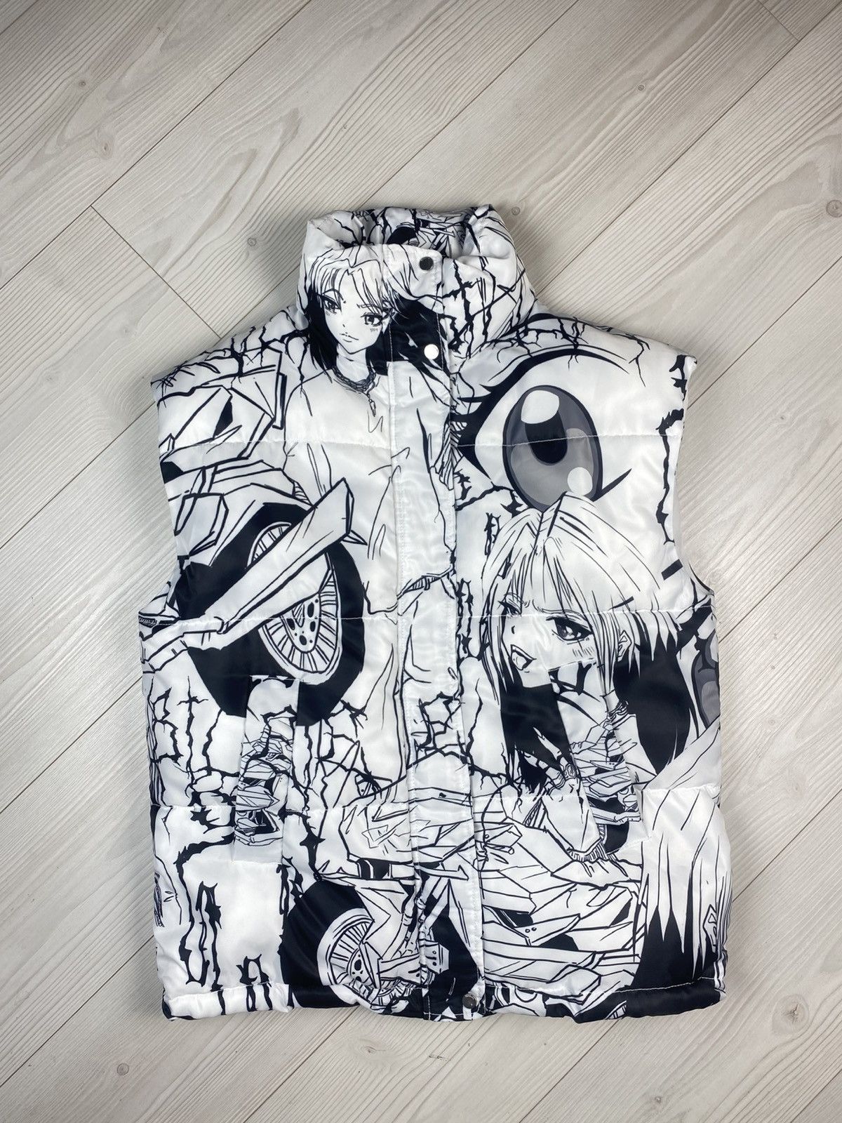 Bershka × Billie Eilish Bershka Billie eilish anime vest y2k Size US M / EU 48-50 / 2 - 1 Thumbnail