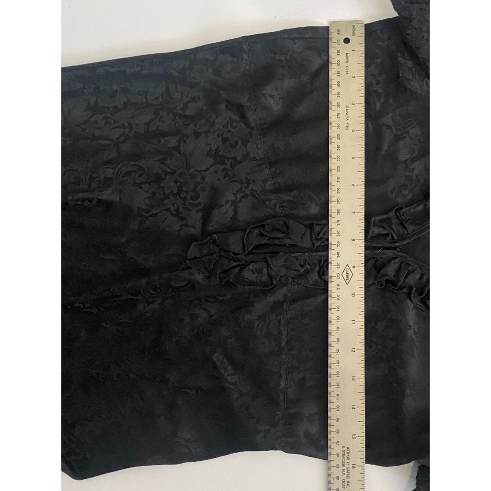 Other Debra Rodman's Black Jacquard Silk Dress (Size 2) Size XS / US 0-2 / IT 36-38 - 6 Thumbnail