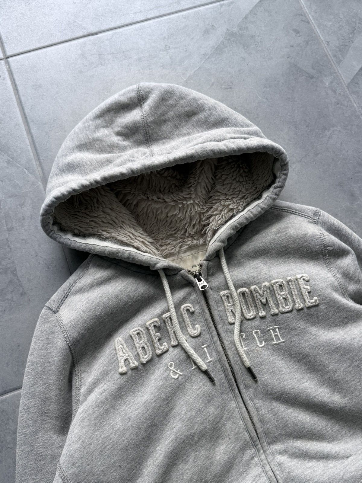 Abercrombie & Fitch 2000s Abercrombie & Fitch Hysteric Glamour Style Zip Hoodie Size US M / EU 48-50 / 2 - 3 Thumbnail