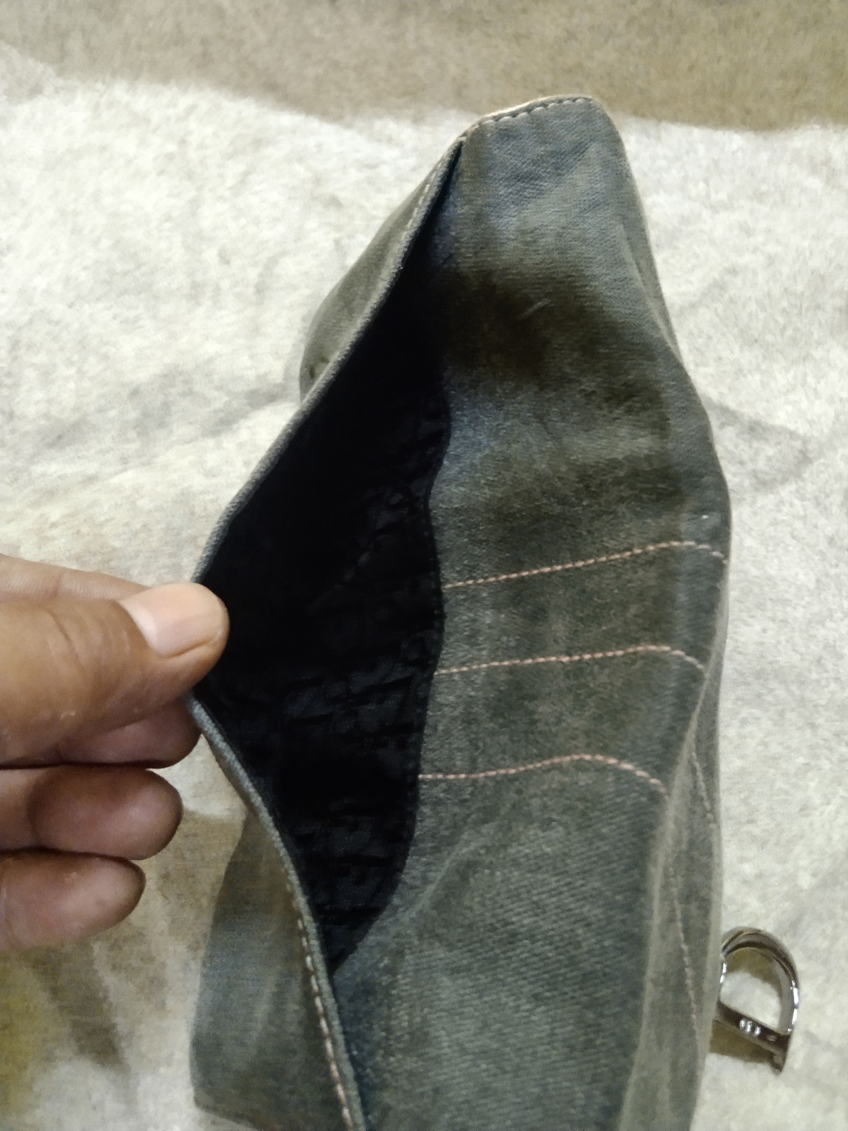 Christian Dior Monsieur Vintage Christian Dior Saddle Denim Long Wallet Size ONE SIZE - 12 Thumbnail