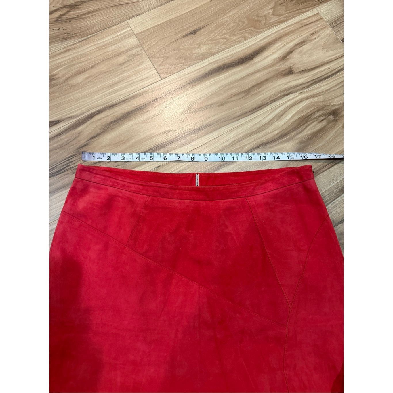 Elie Tahari Elie Tahari lamb suede leather pencil skirt size 10 medium Size 32" / US 10 / IT 46 - 7 Thumbnail