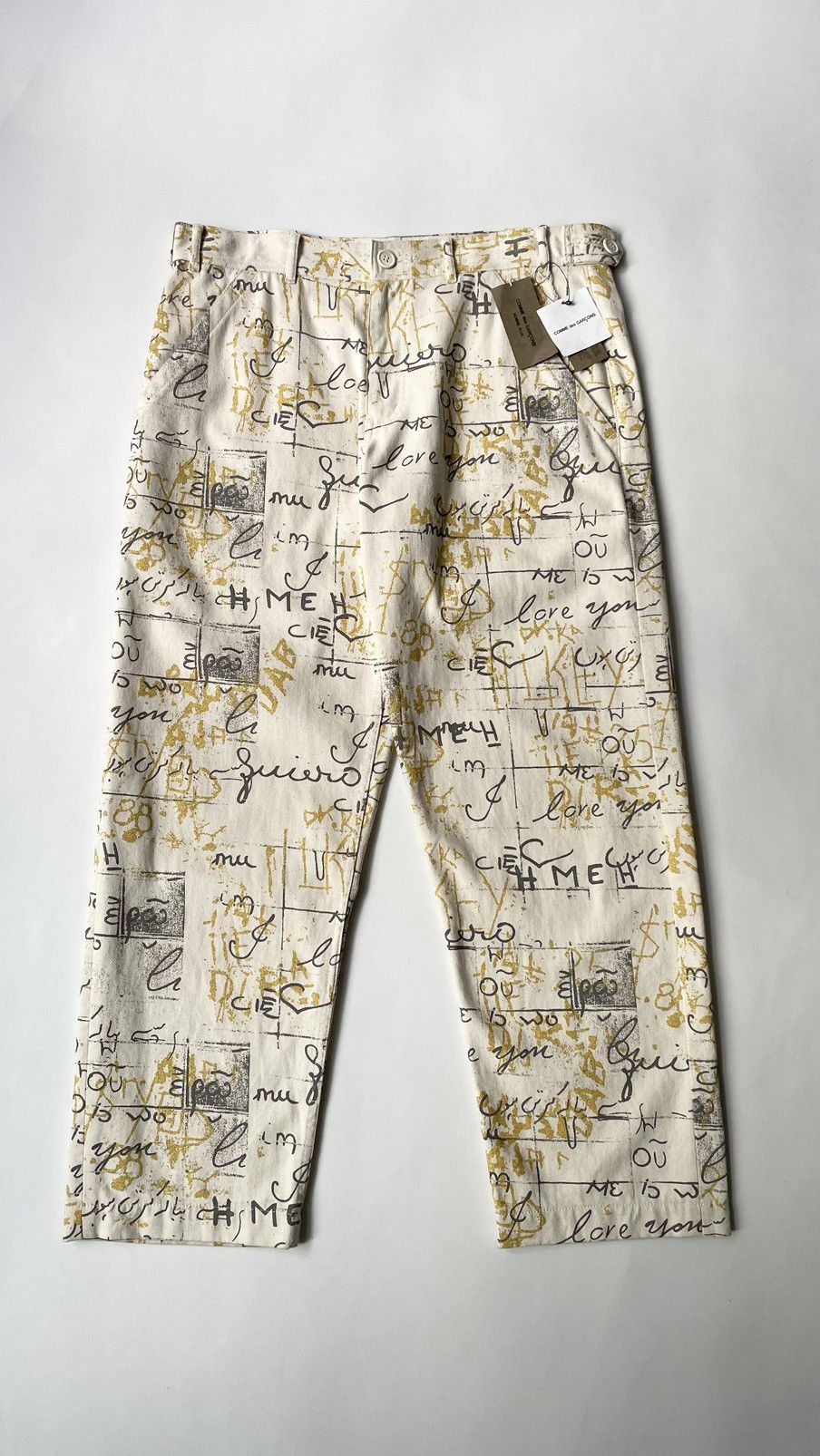 Comme des Garcons S/S 07 ‘Text Print’ Utility Trousers Size US 36 / EU 52 - 16 Thumbnail
