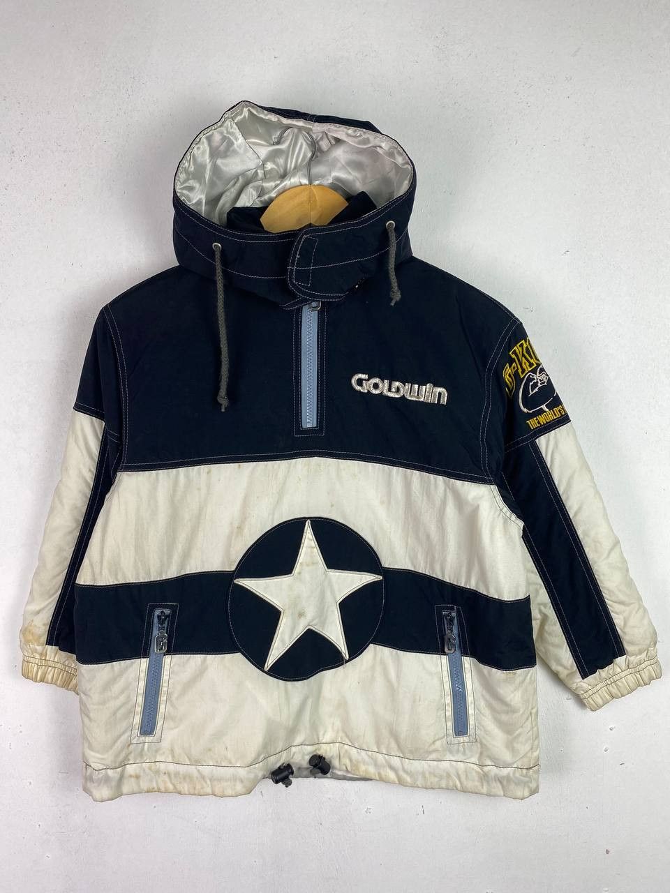 Goldwin vintage goldwin g-kong half zipper jacket nice design Size US S / EU 44-46 / 1 - 1 Thumbnail