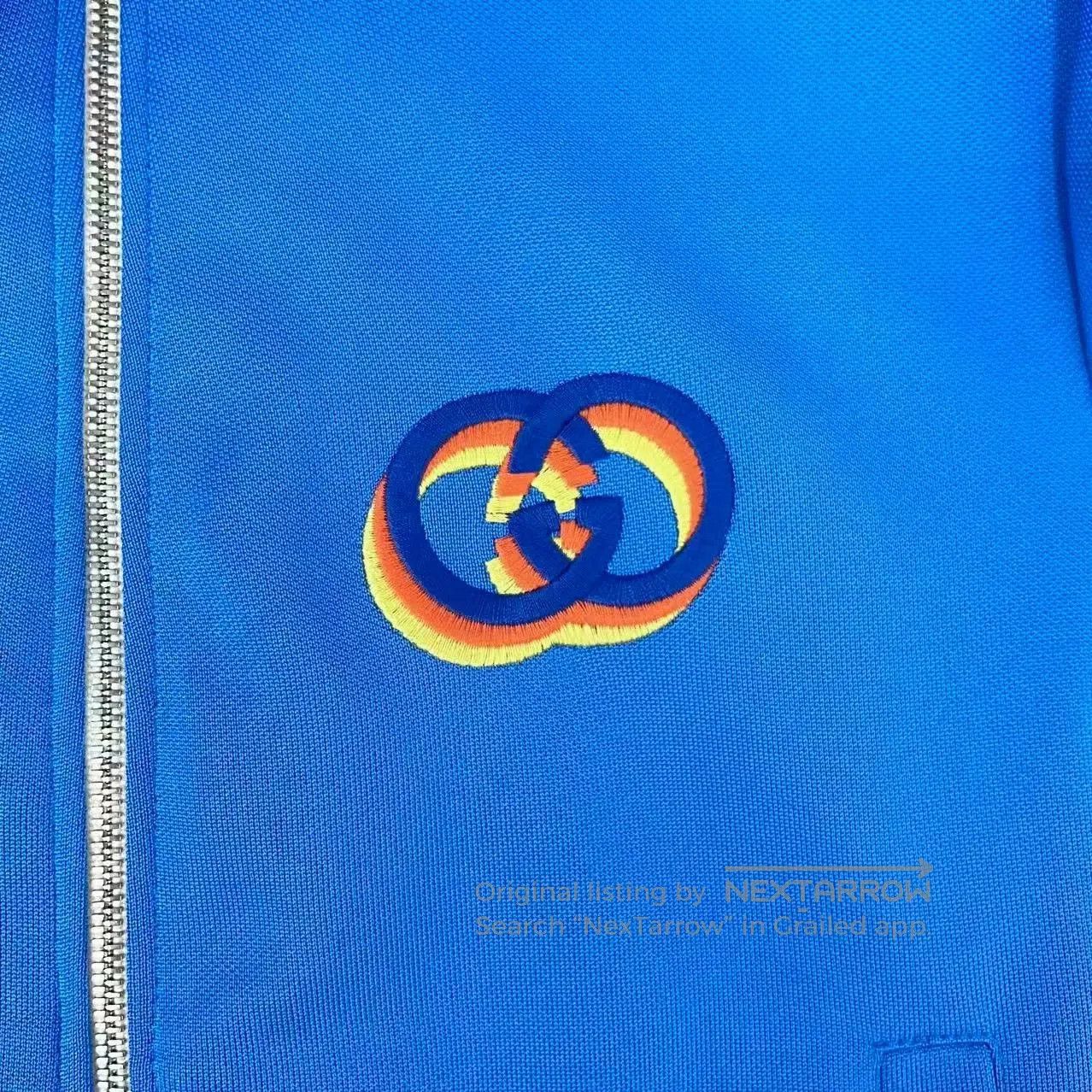 Gucci gucci blue embroidered tiger head zip jacket. Size S / US 4 / IT 40 - 5 Thumbnail