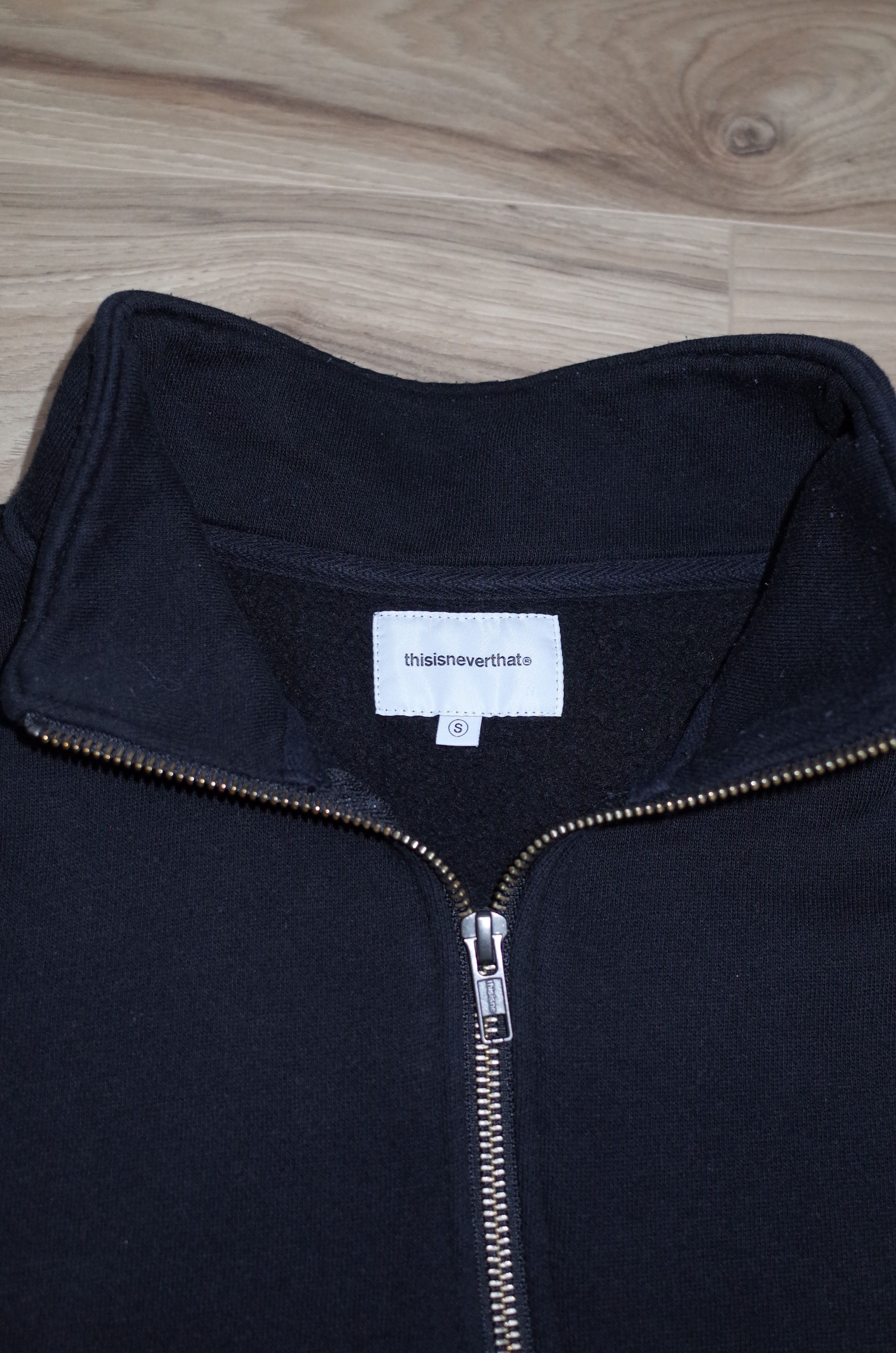 thisisneverthat Thisisneverthat Black Quarter Zip Size US S / EU 44-46 / 1 - 2 Thumbnail